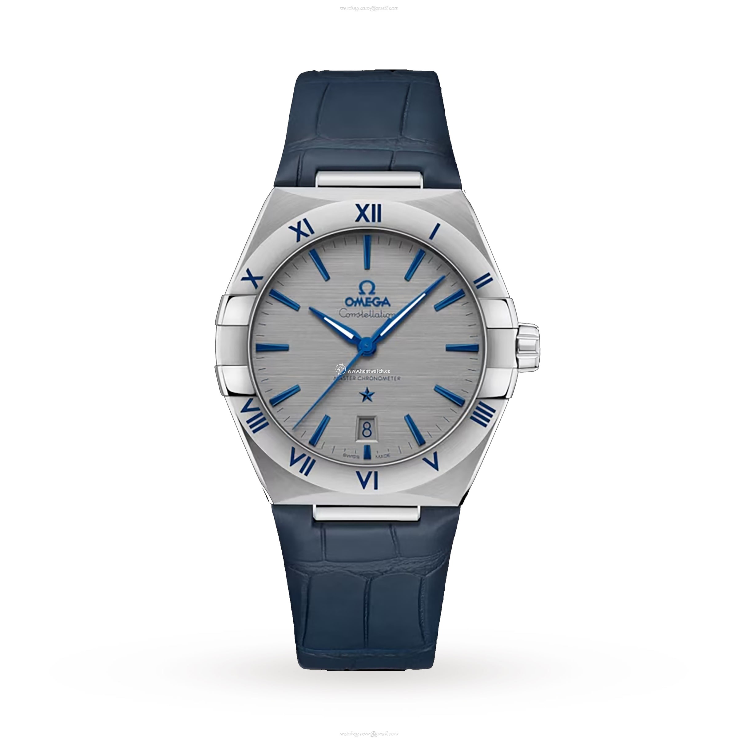Omega Constellation Replica - 39mm Stainless Steel Grey Dial Quartz Watch