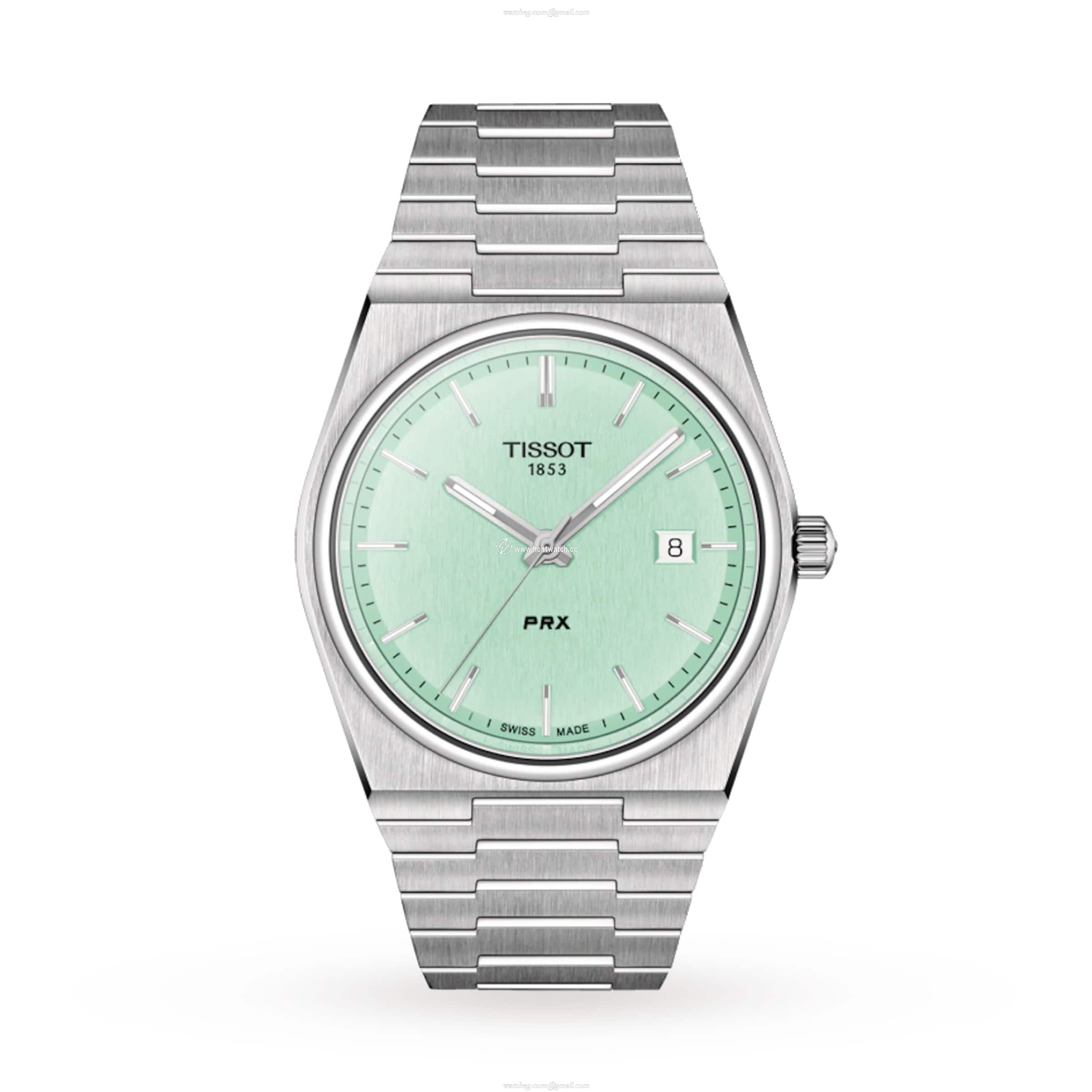 Tissot PRX T1374101109101 | 40mm Green Dial | Stainless Steel Quartz Watch