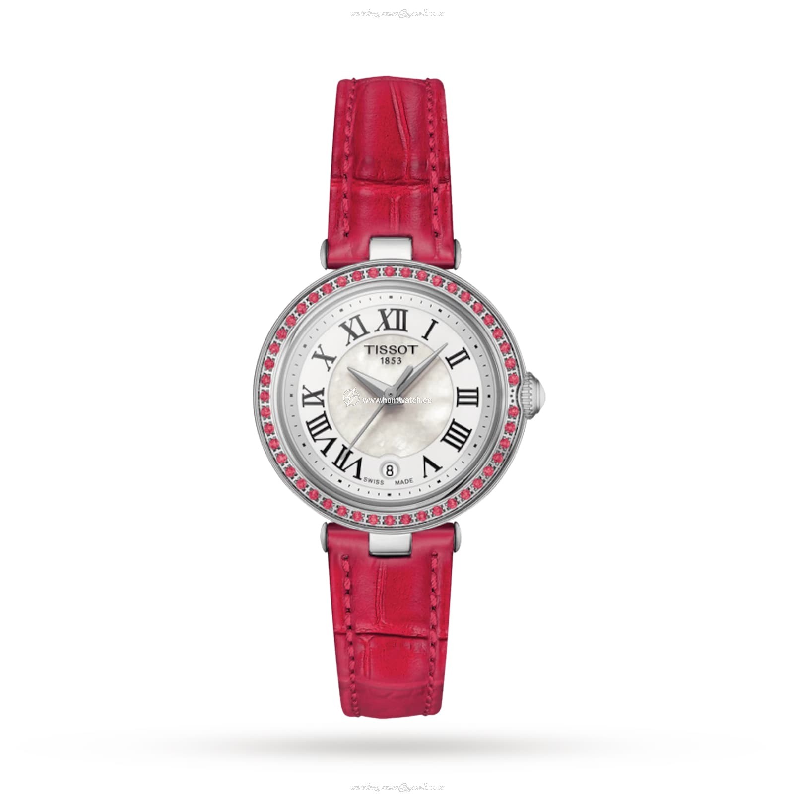 Tissot T-Lady | 26mm Stainless Steel Watch | Mother of Pearl Dial & Quartz