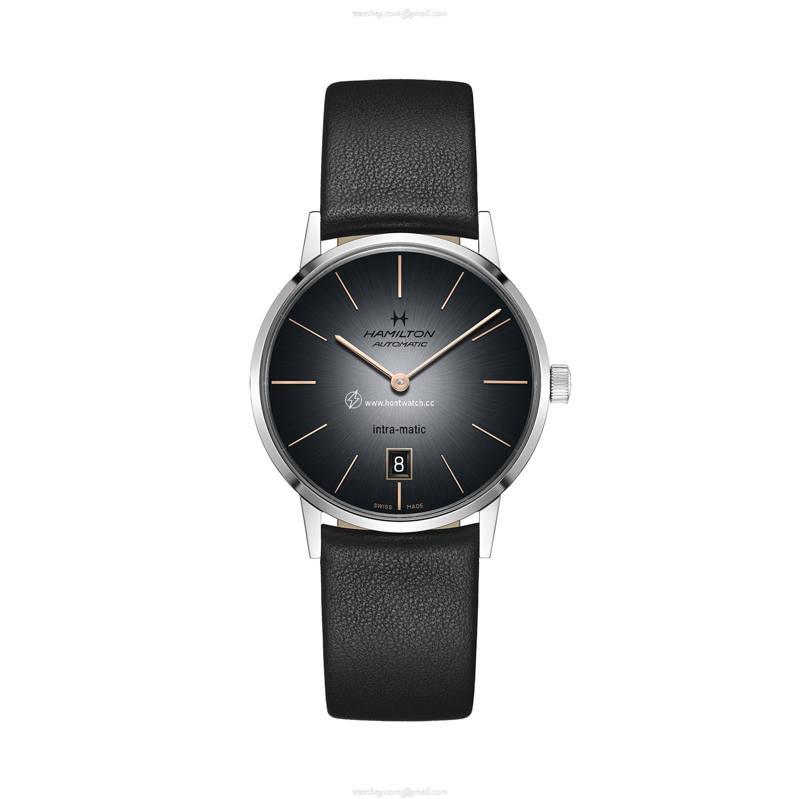 Hamilton American Classic H38455781 | Automatic Black Dial | 38mm Stainless Steel