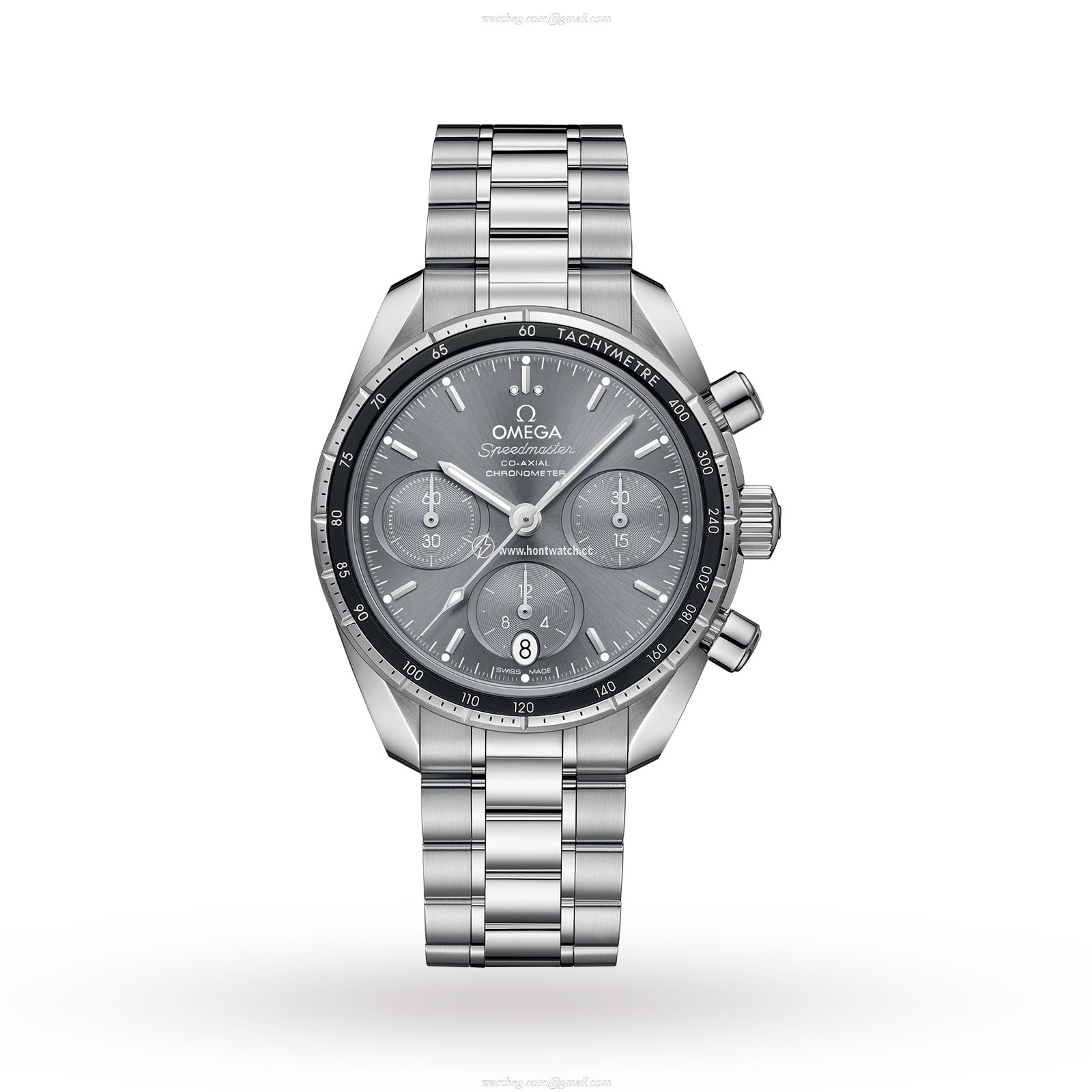 Omega Speedmaster 38mm Automatic Grey Dial - Stainless Steel Chronograph Watch