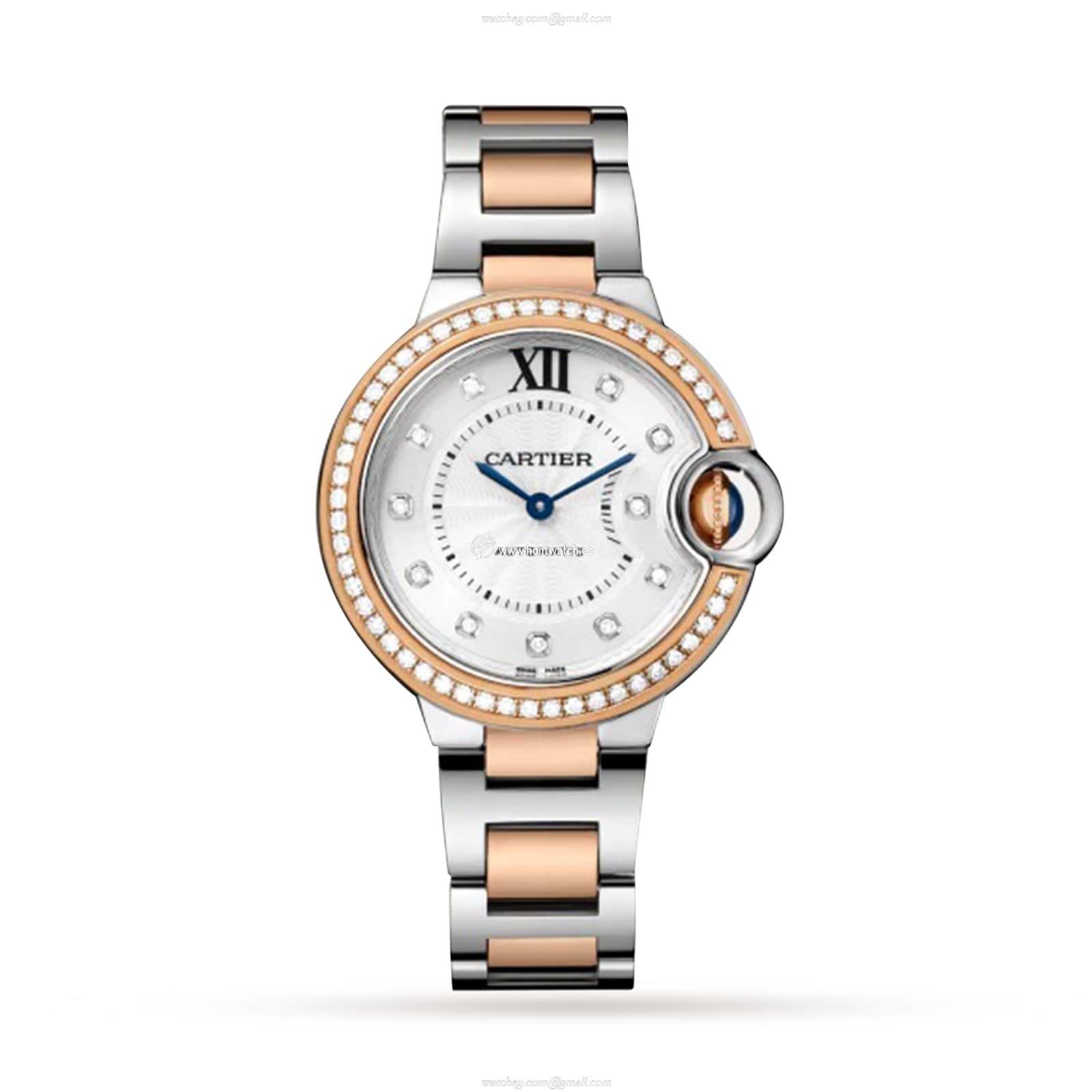 Cartier Ballon Bleu de Cartier W3BB0023 | 33mm Steel & Rose Gold Automatic