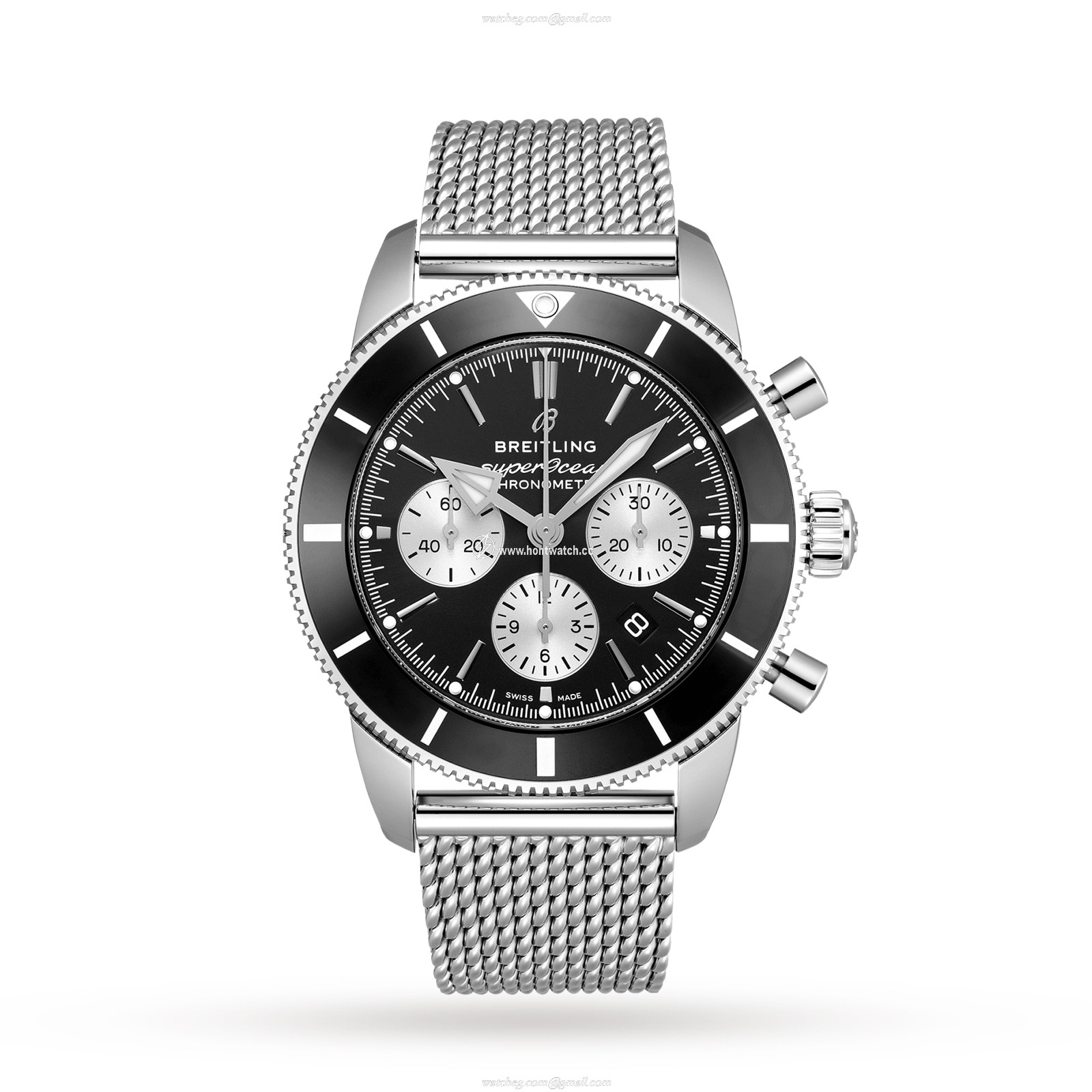 Breitling Superocean Heritage 44mm Automatic Black Dial - Stainless Steel