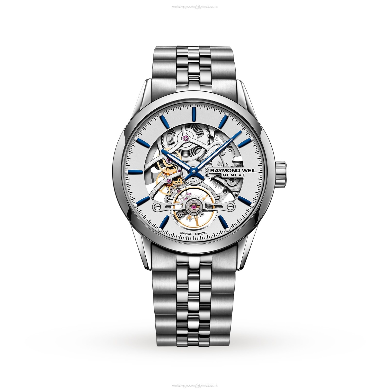 Raymond Weil Freelancer Skeleton Watch | Automatic | 42mm Stainless Steel