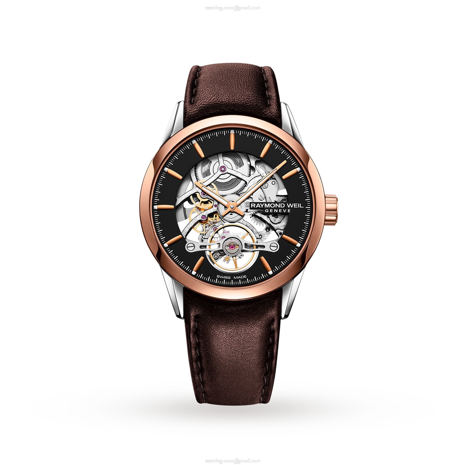 Raymond Weil Freelancer 2785-SC5-20001 | Automatic Skeleton Watch - 42mm