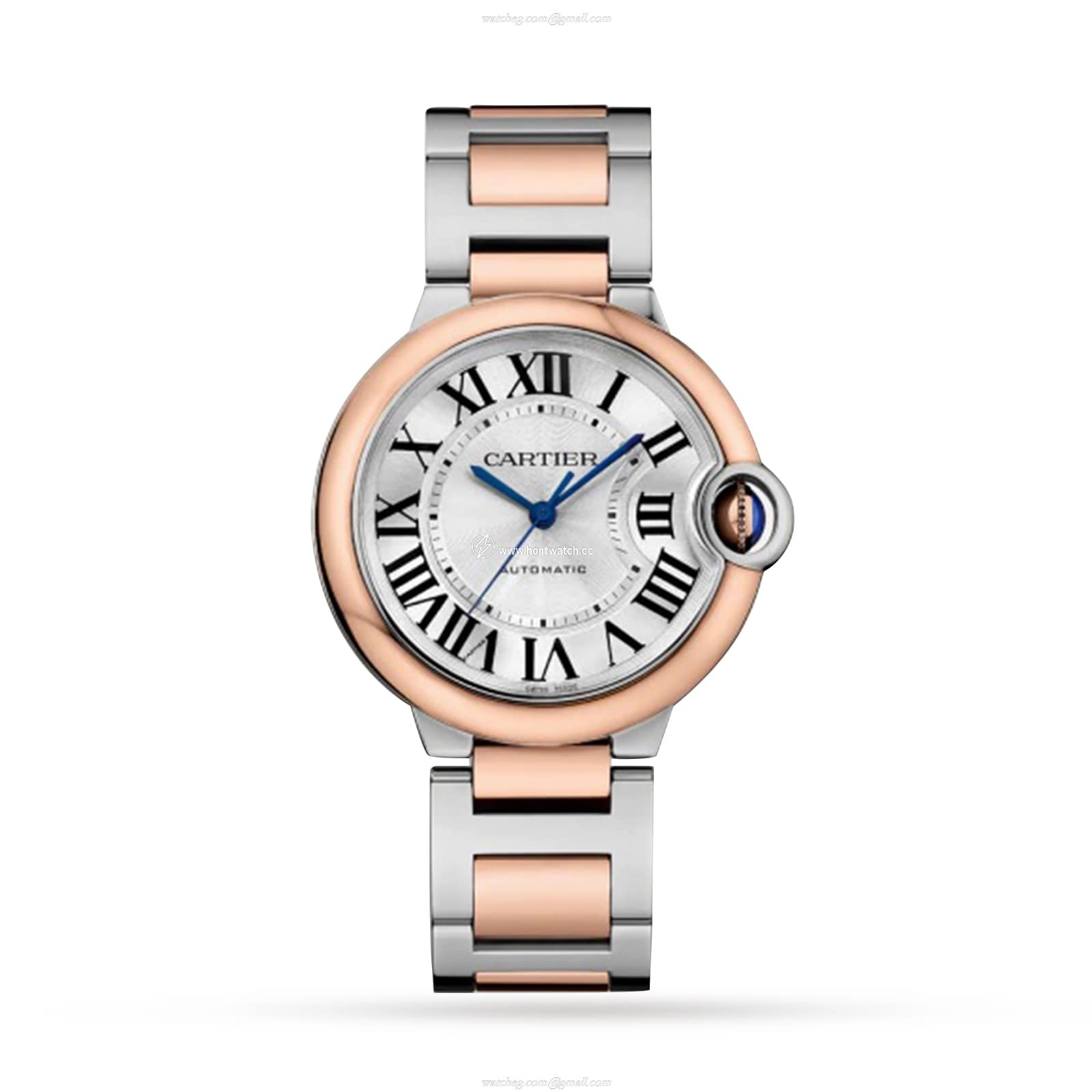 Cartier Ballon Bleu de Cartier W2BB0033 | 36mm Steel & Rose Gold Automatic