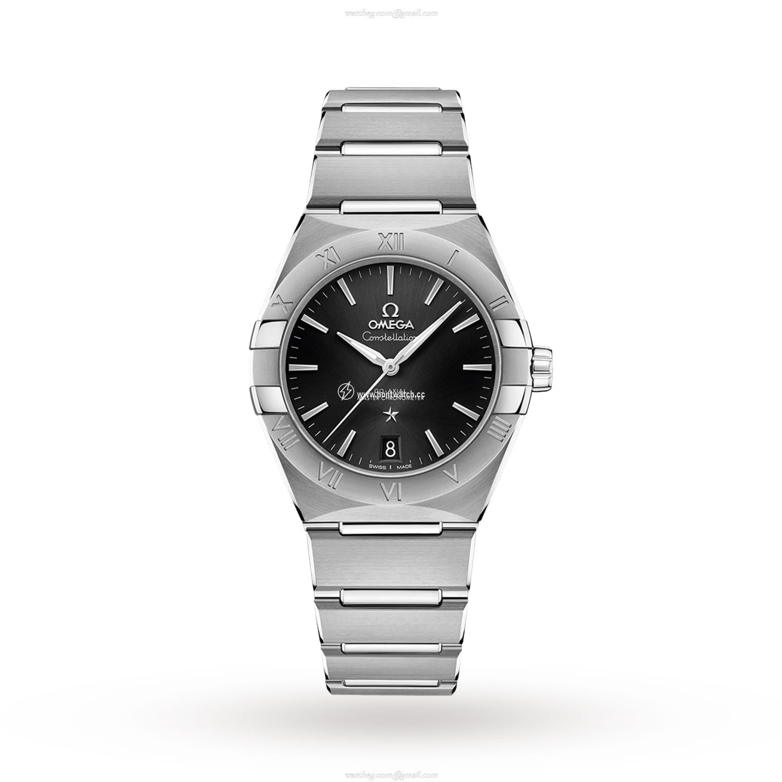 Omega Constellation 36mm Automatic Black Dial Stainless Steel Watch