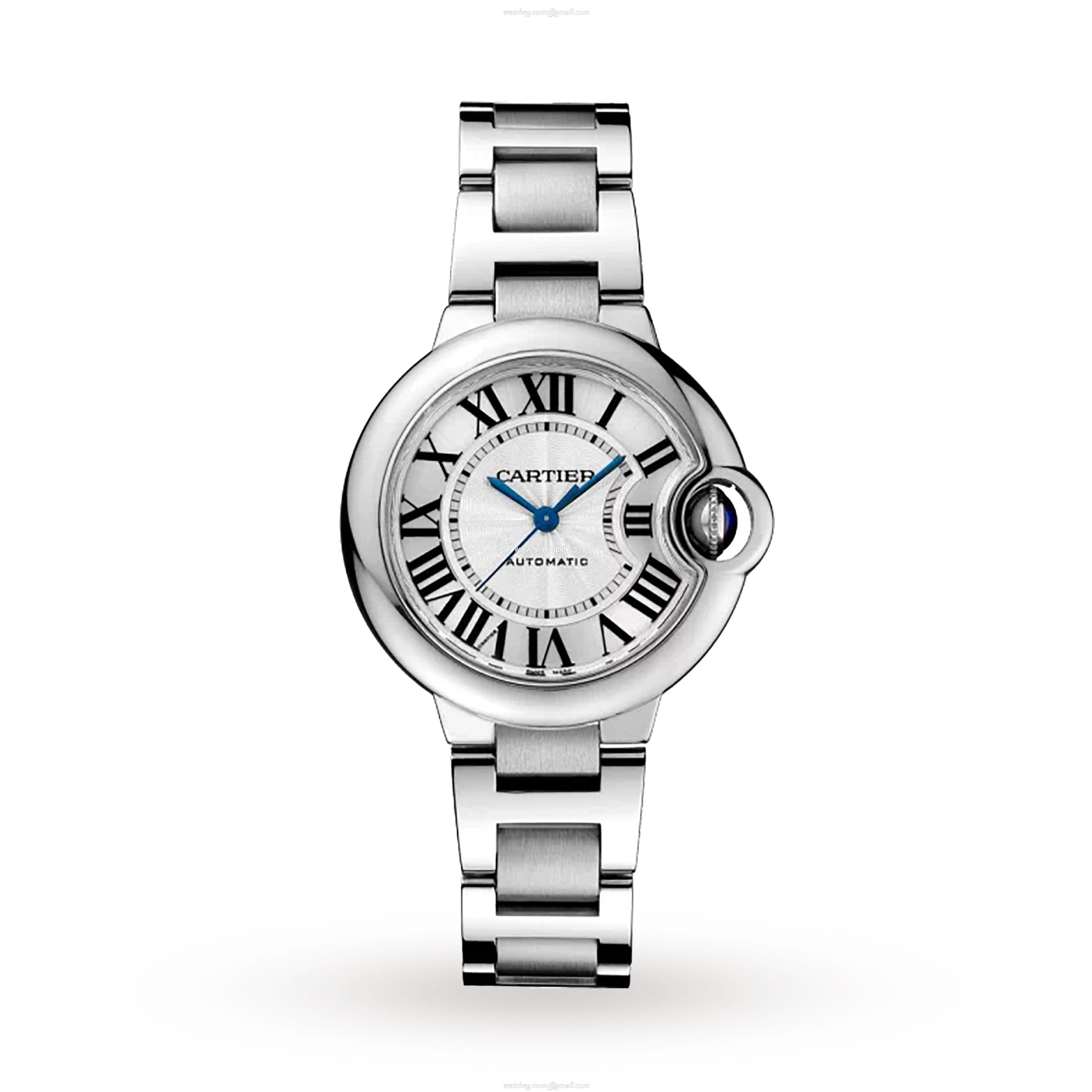Cartier Ballon Bleu de Cartier WSBB0044 | 33mm Steel Automatic Silver Watch