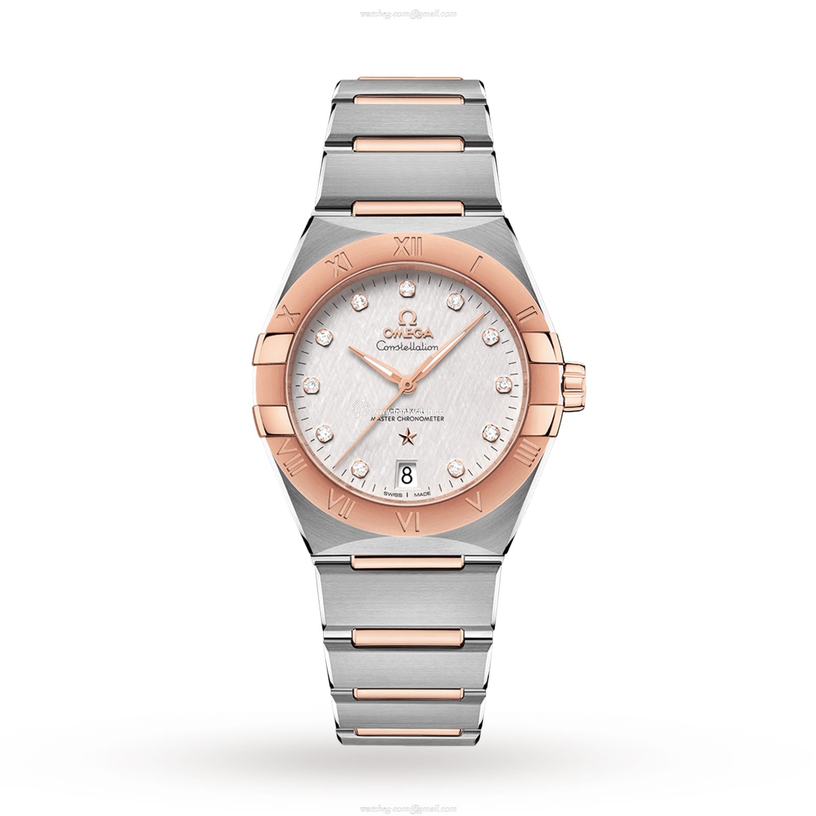 Omega Constellation 36mm Automatic Silver Dial - Stainless Steel & Rose Gold