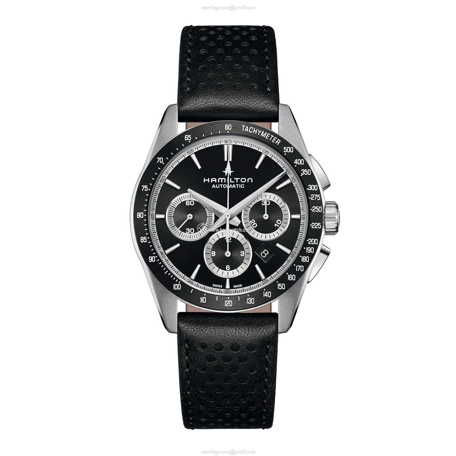 Hamilton Jazzmaster H36606730 Automatic Watch - 42mm Black Dial - Stainless Steel