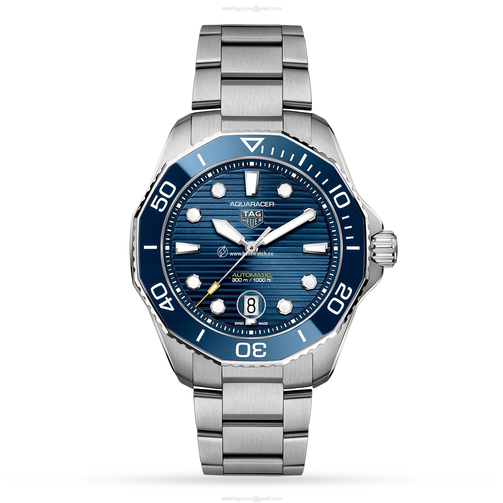 TAG Heuer Aquaracer Automatic Blue Dial 43mm Stainless Steel Watch