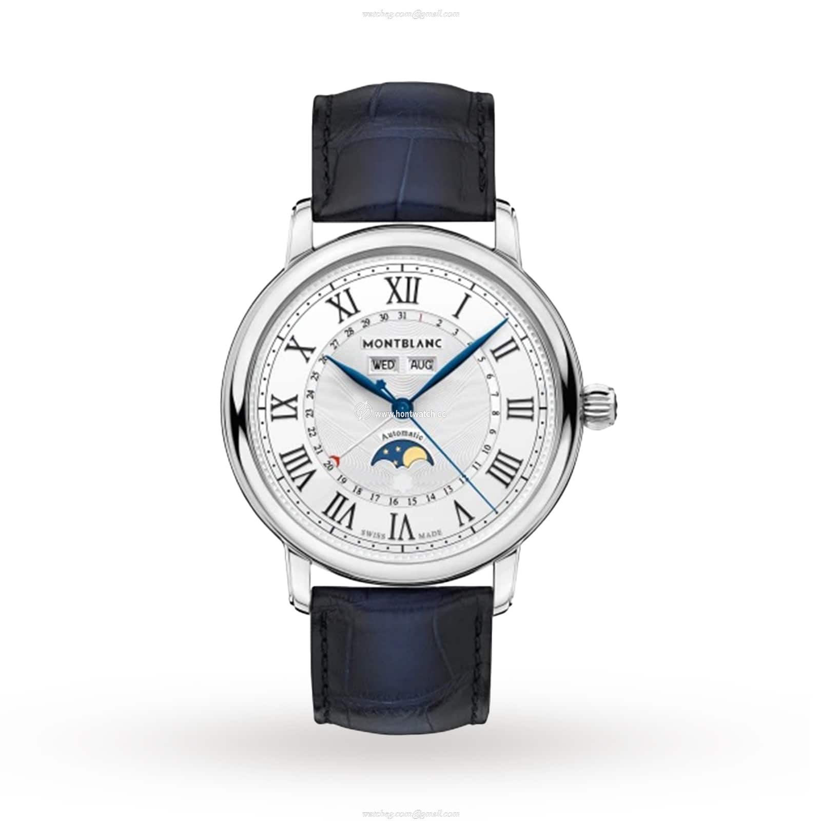 Montblanc 119955 Stainless Steel Automatic Watch - 42mm White Dial