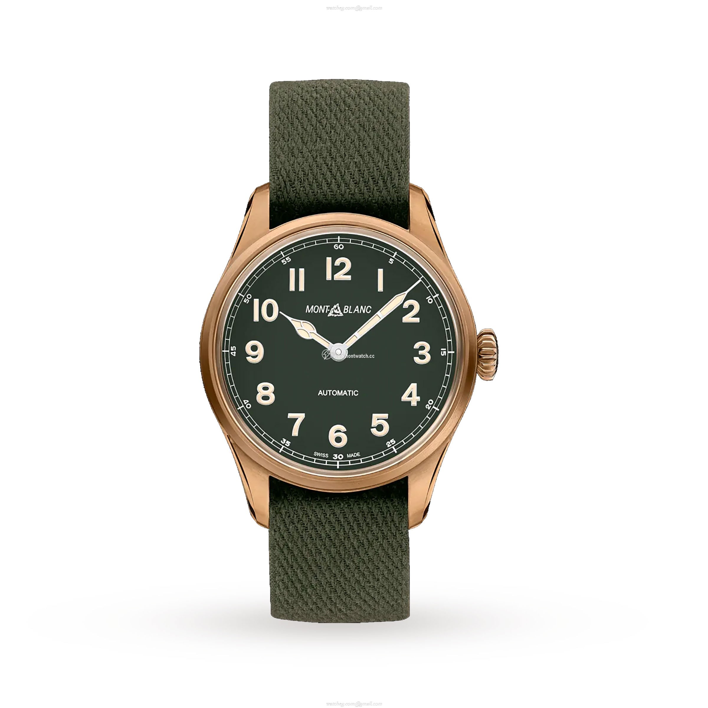 Montblanc 118222 Bronze Automatic Green Replica Watch - 40mm