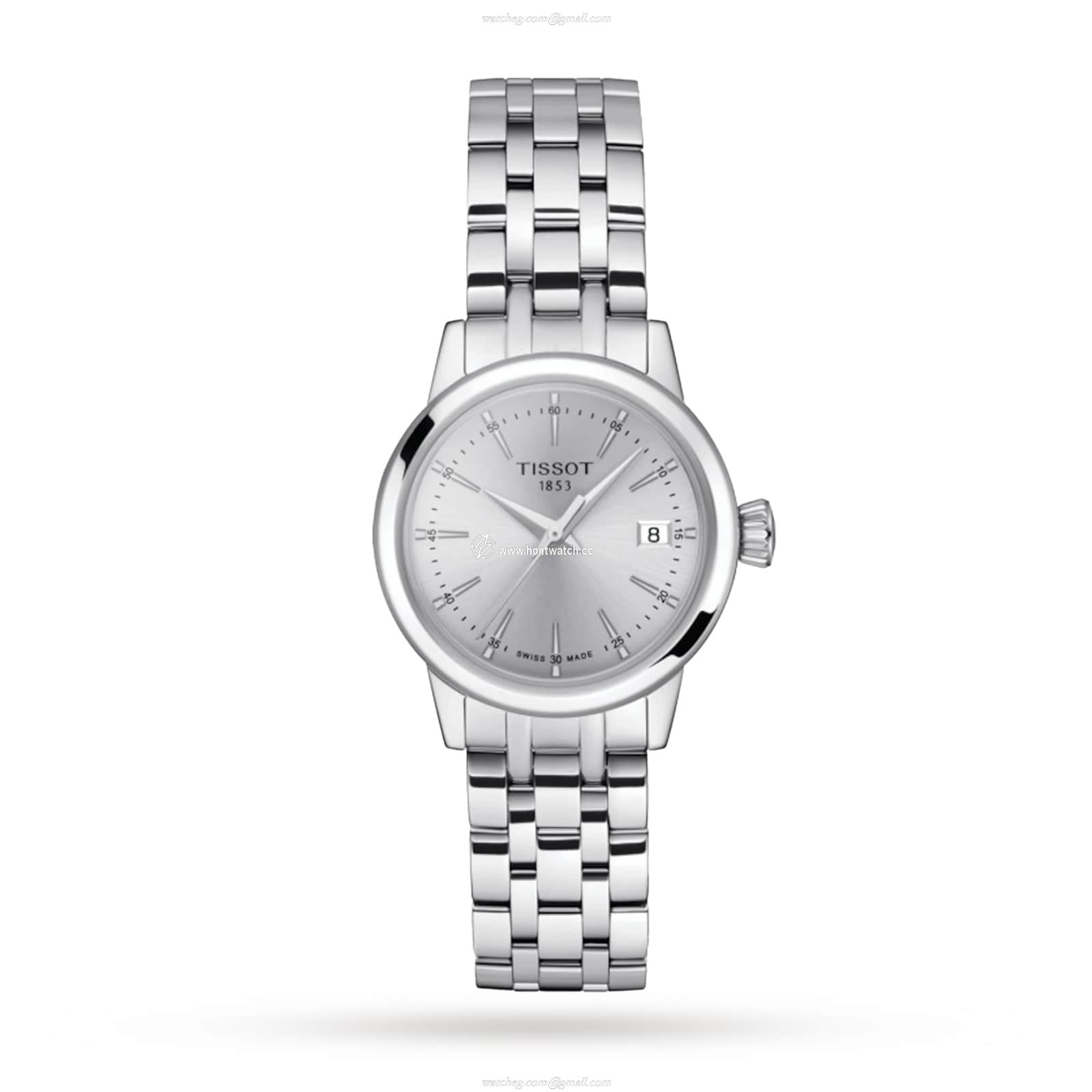 Tissot T-Classic Ladies Silver Dial Quartz Watch - 28mm Stainless Steel