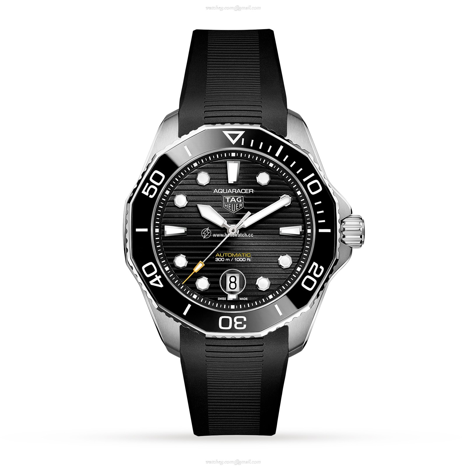 TAG Heuer Aquaracer Automatic Black Dial - 43mm Stainless Steel Watch