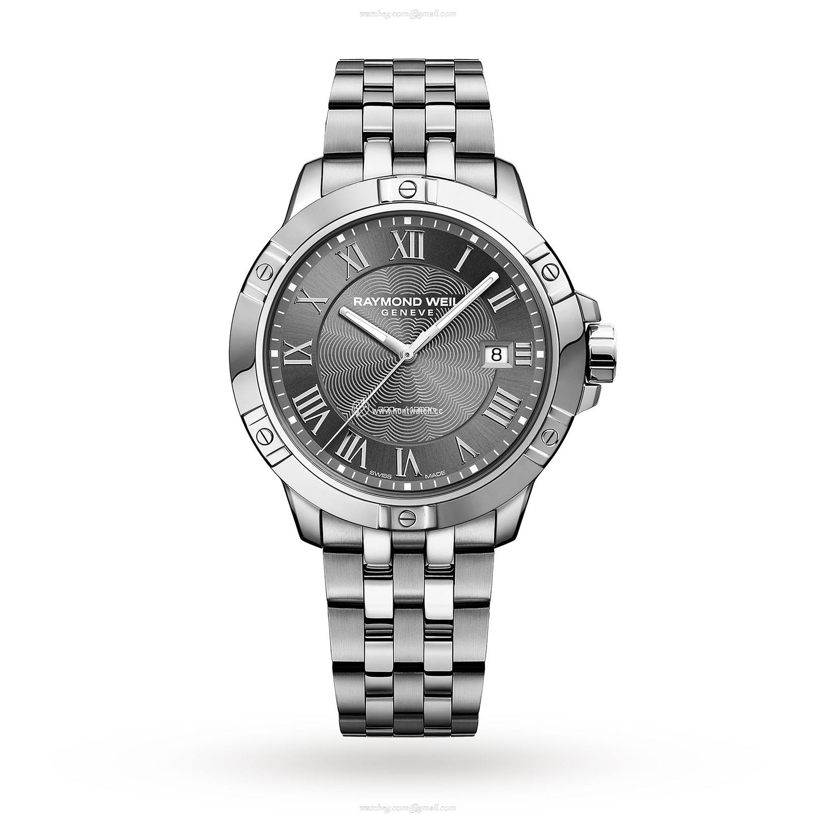 Raymond Weil Tango 8160-ST-00608 | Grey Dial Quartz Watch | 41mm Stainless Steel