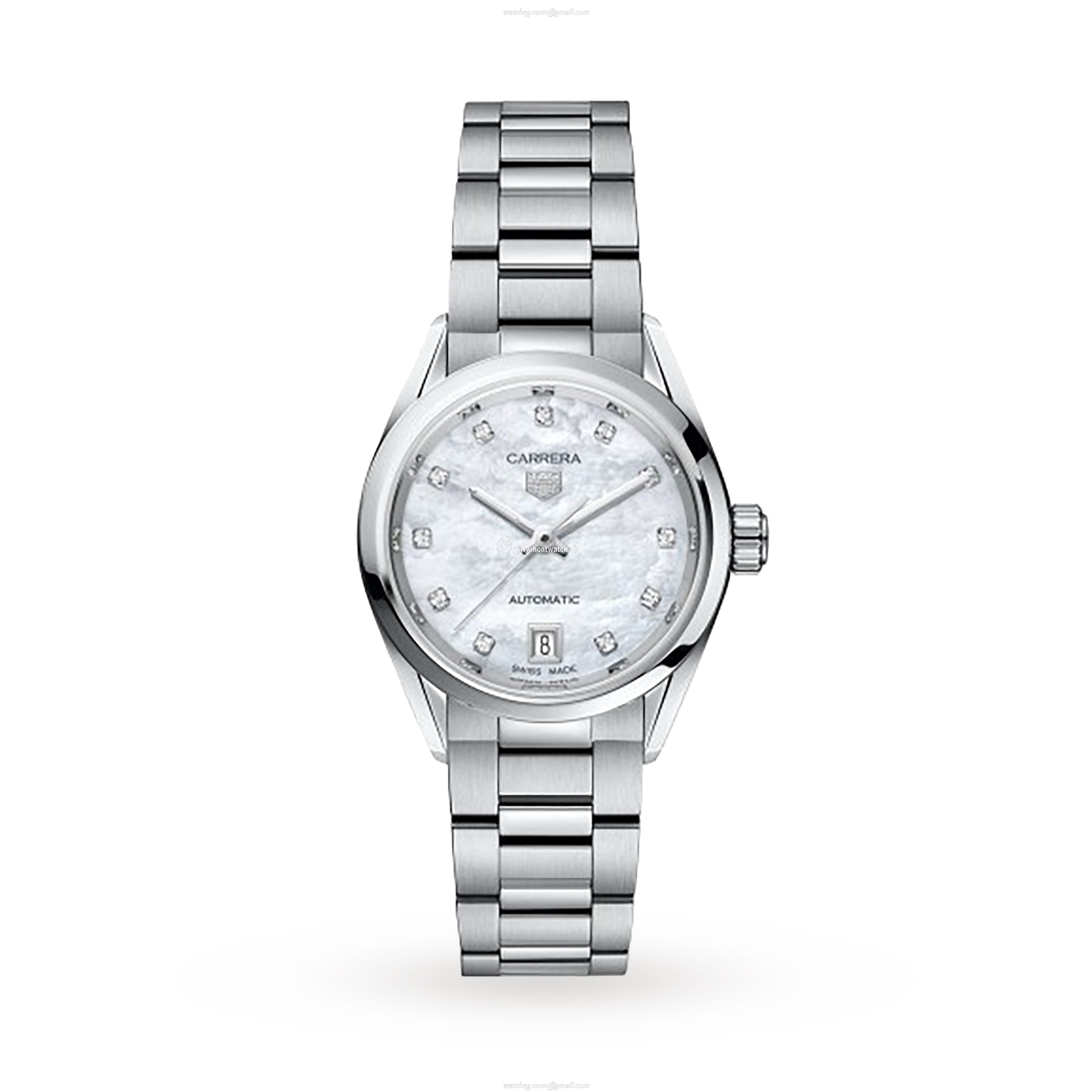 TAG Heuer Carrera WBN2412.BA0621 - 29mm Automatic Watch - Mother of Pearl Dial