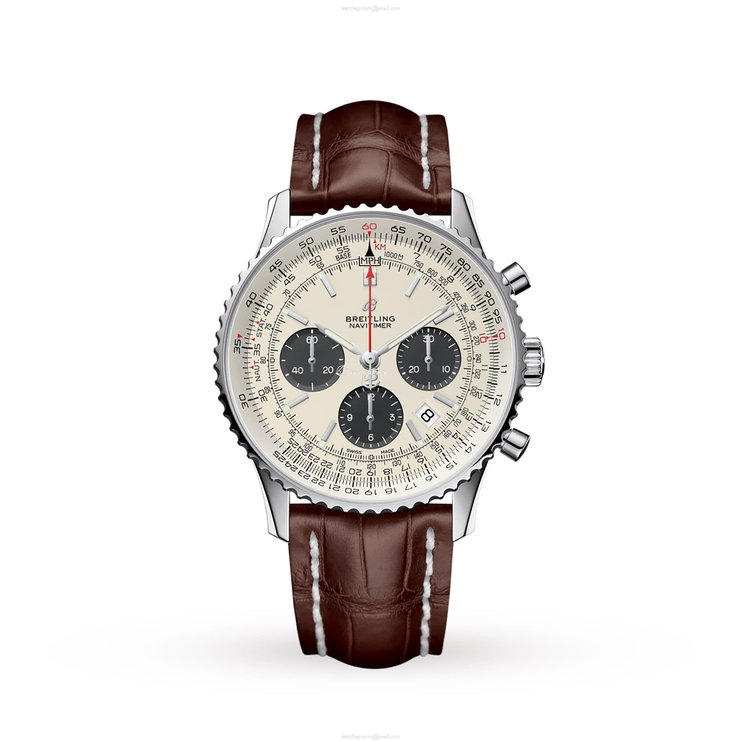 Breitling Navitimer AB0121211G1P1 | 43mm Stainless Steel Automatic Silver Watch