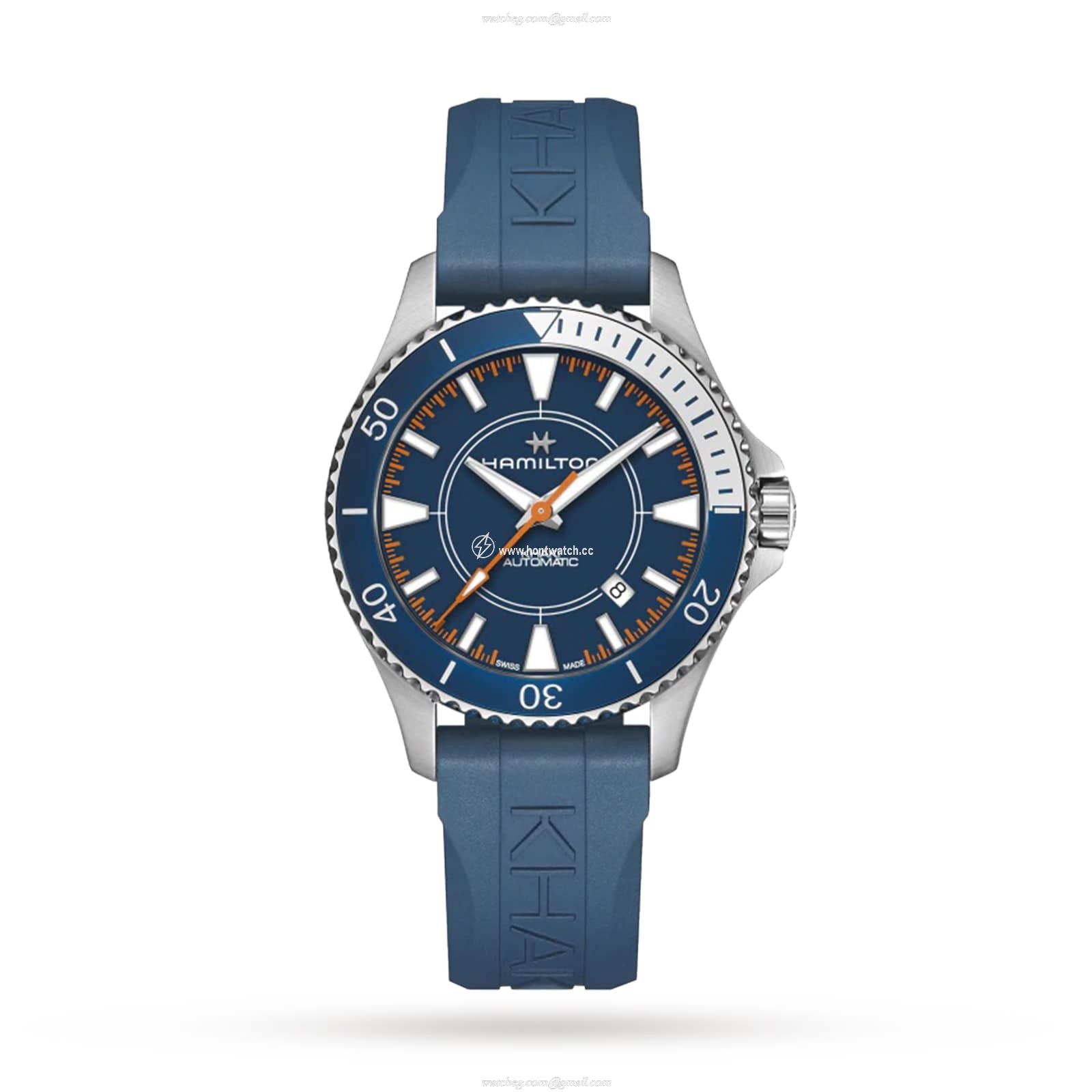 Hamilton Khaki Navy H82385340 Automatic Blue Watch - 40mm Stainless Steel