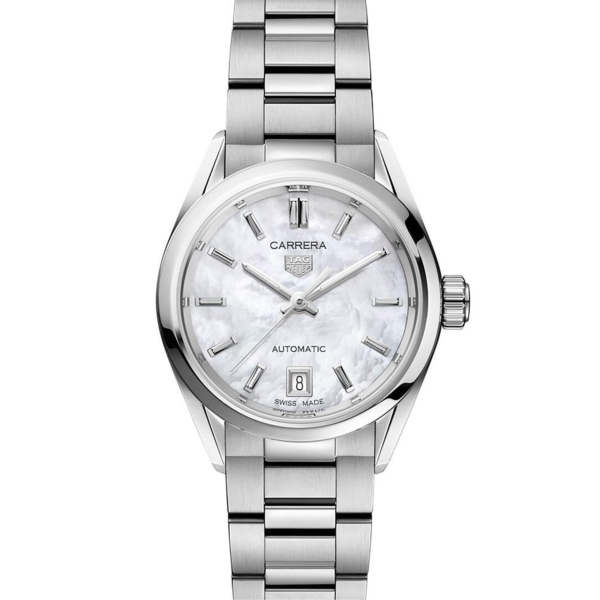 TAG Heuer Carrera WBN2410.BA0621 - 29mm Automatic Watch - Mother of Pearl Dial
