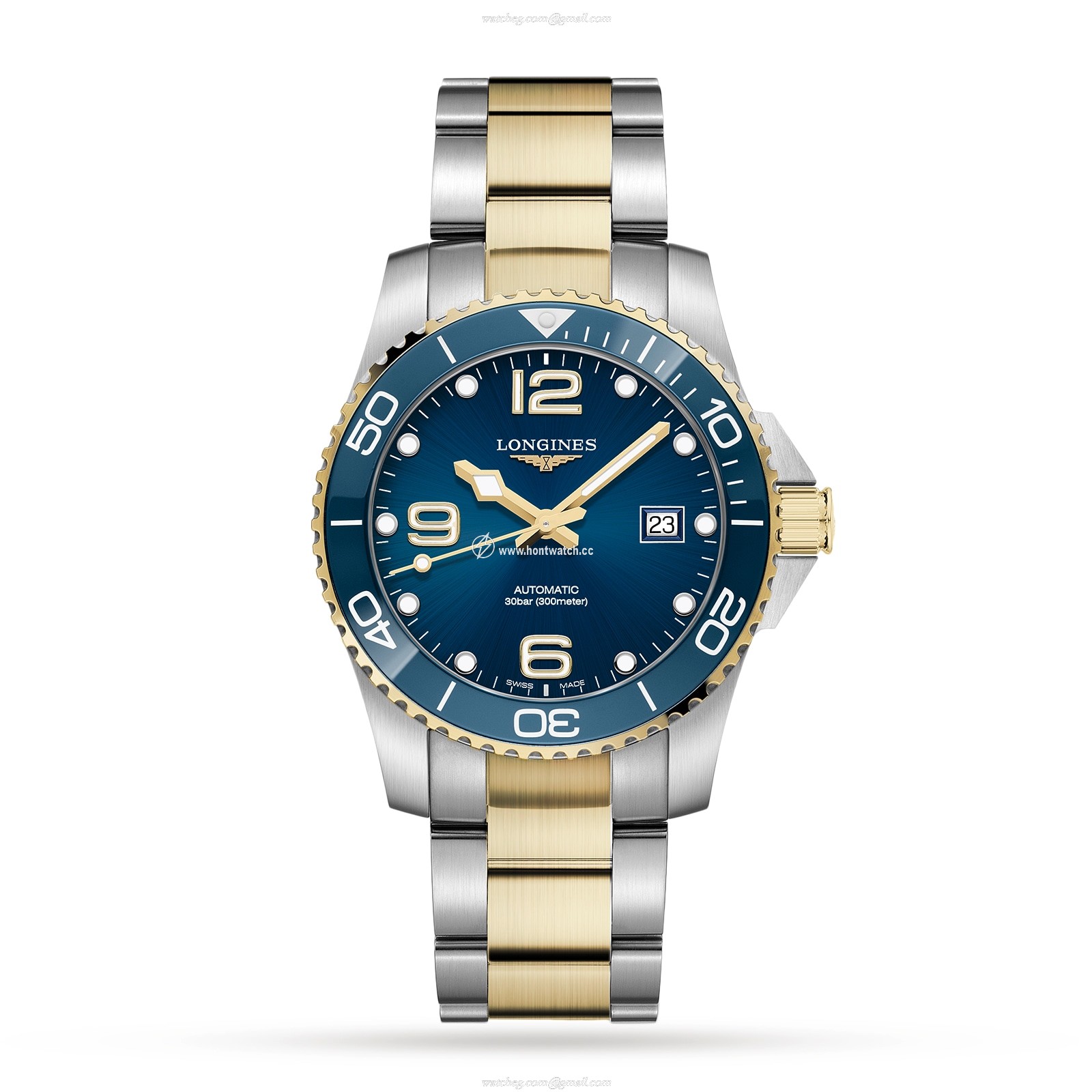 Longines HydroConquest 41mm Automatic Blue Dial - 300m Water Resistant