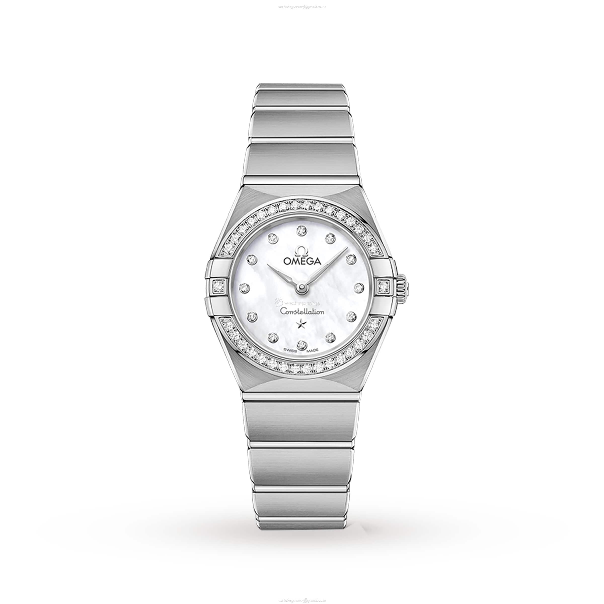 Omega Constellation Replica | Stainless Steel Quartz Watch | Mother of Pearl Dial