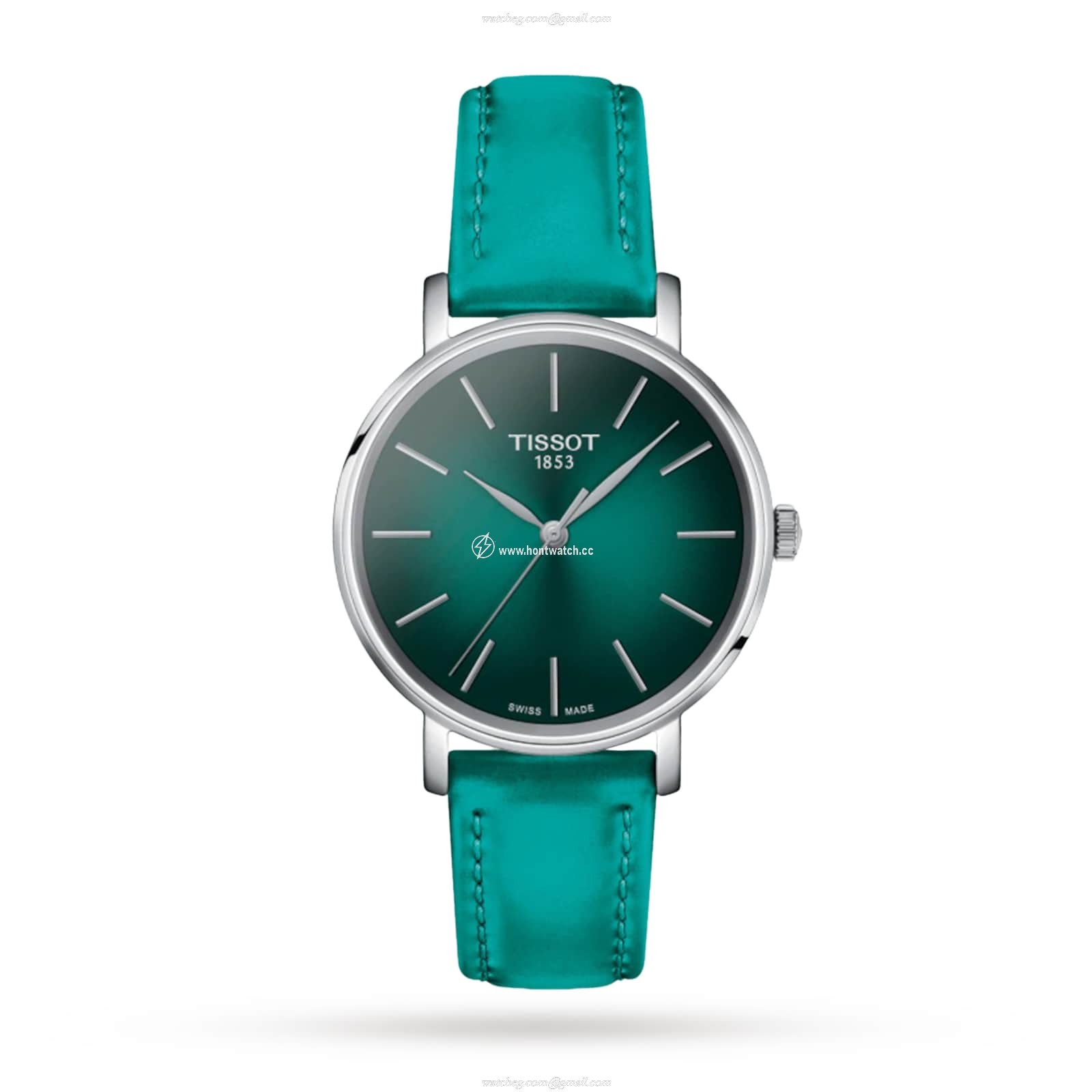 Tissot T-Classic Green Dial Stainless Steel Quartz Watch | 34mm