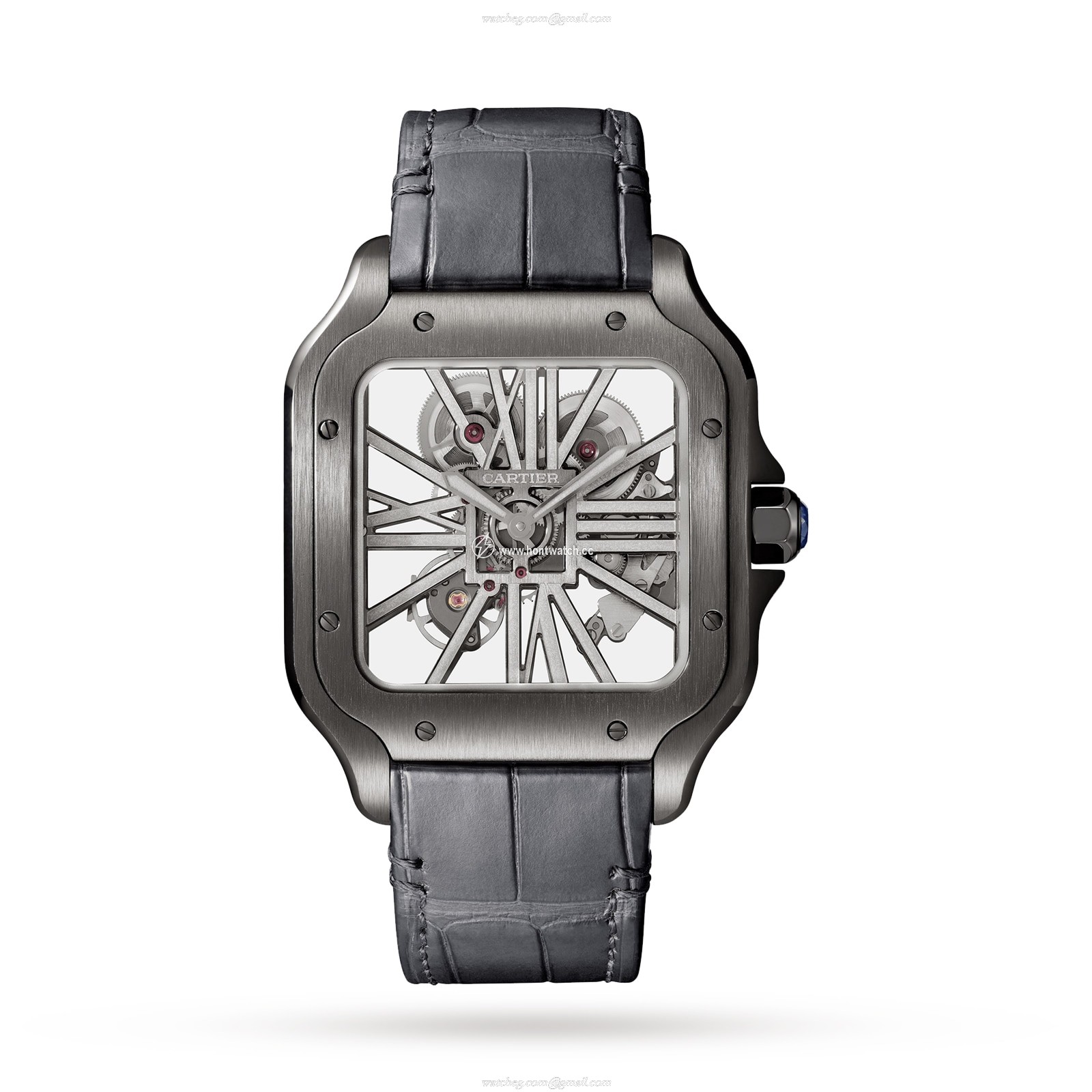 Cartier Santos de Cartier WHSA0009 - Steel Skeleton Manual Watch | 40mm