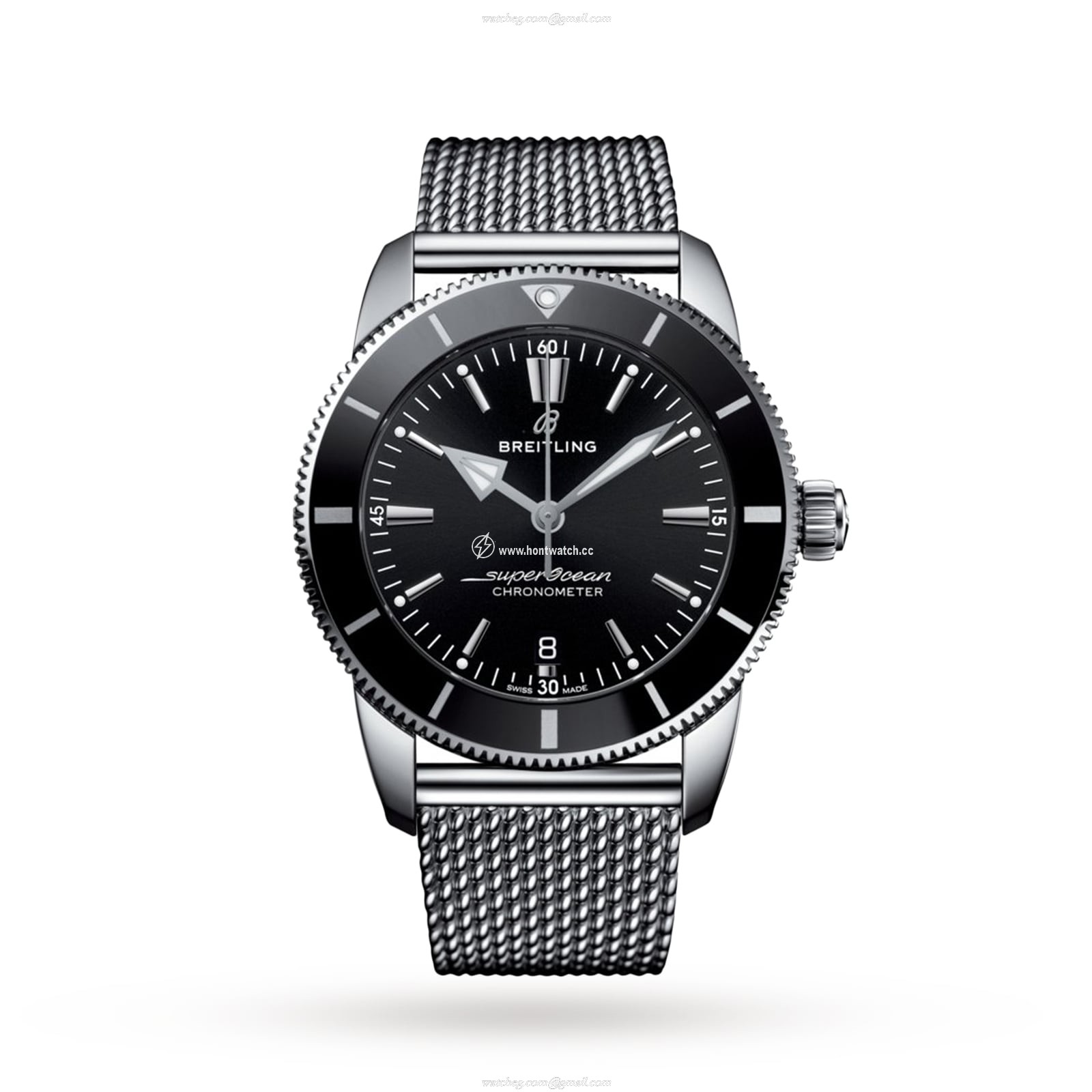 Breitling Superocean Heritage 44mm Automatic Black Dial - Stainless Steel
