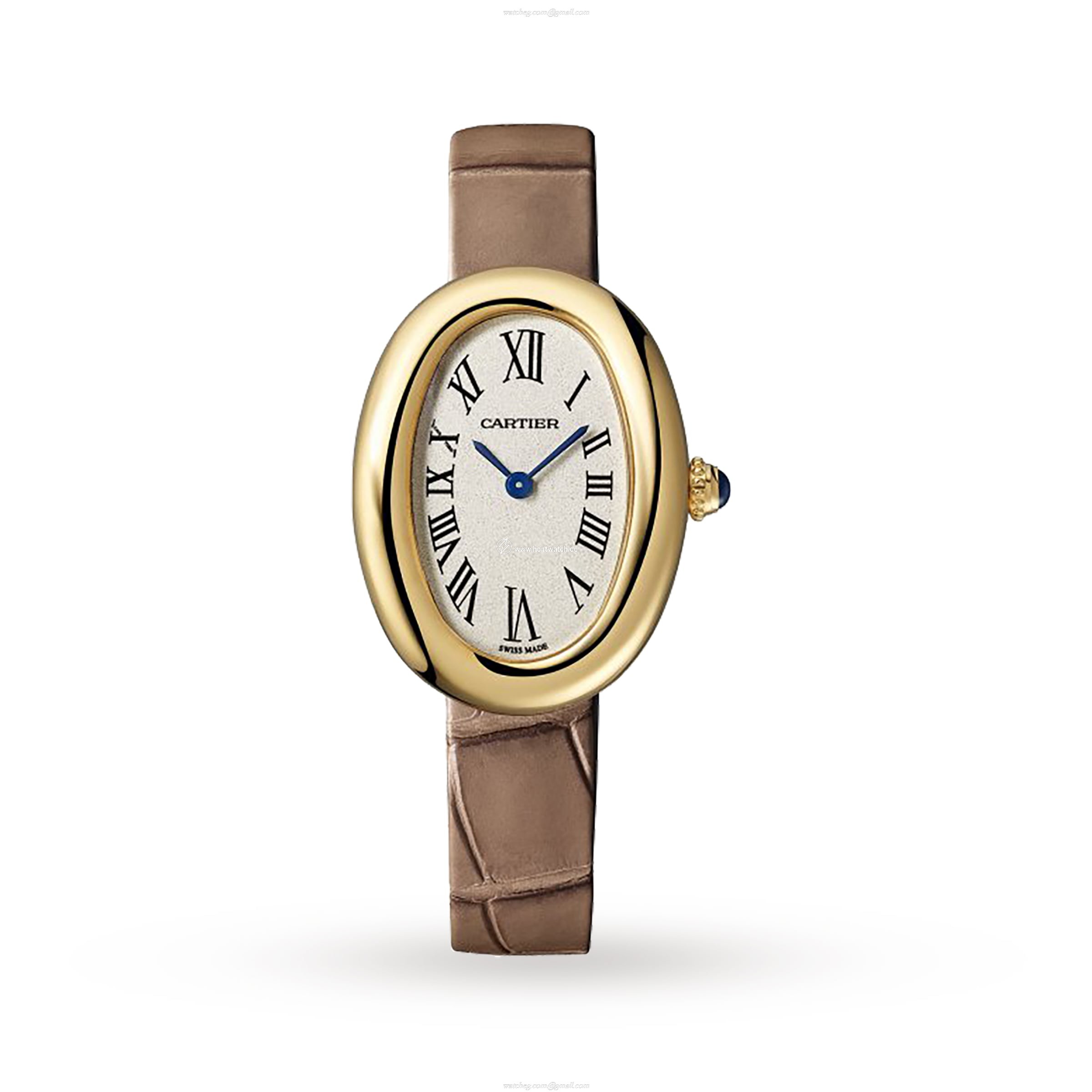 Cartier Baignoire WGBA0007 - Yellow Gold Quartz Silver Watch - 23mm