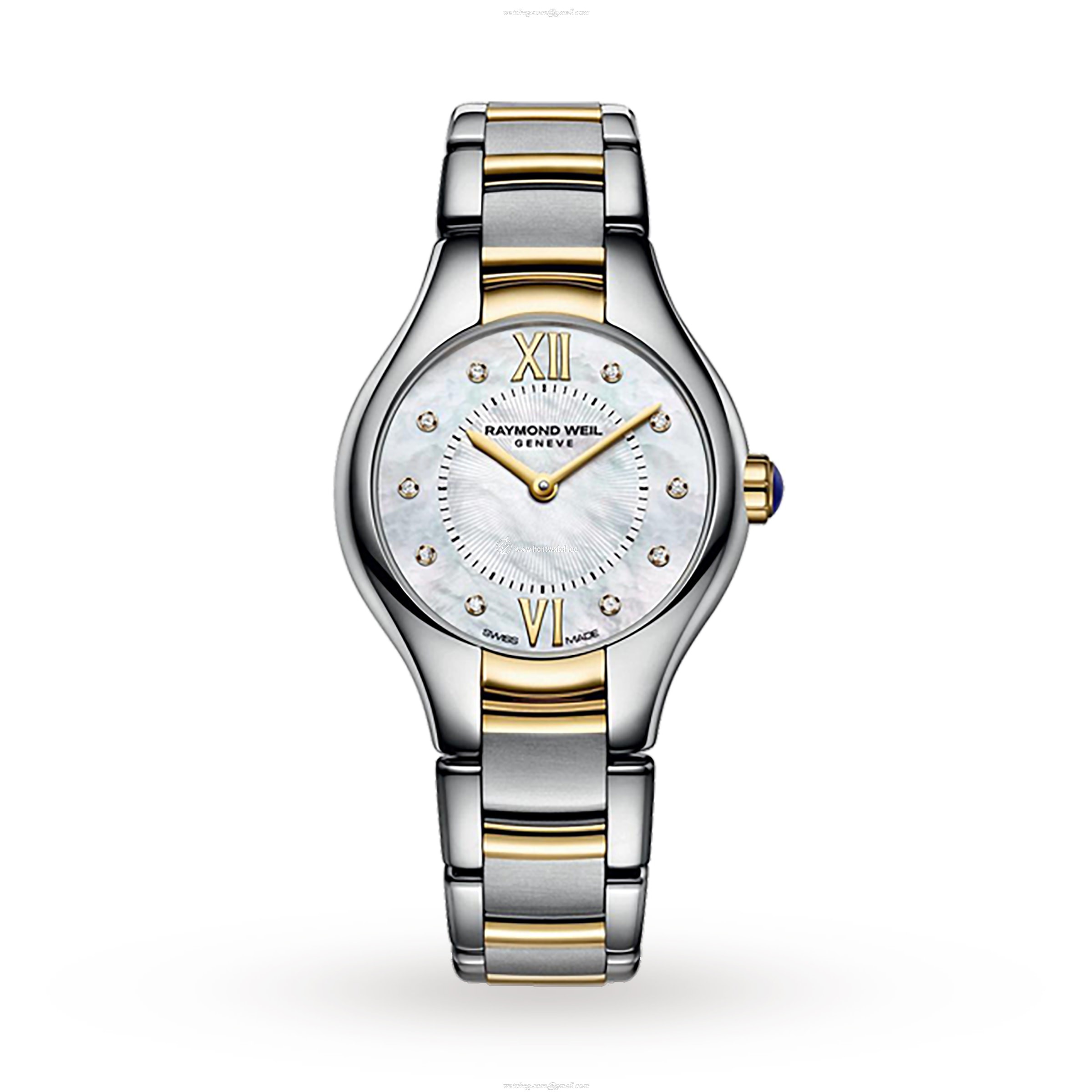 Raymond Weil Noemia 5124-STP-00985 | Ladies Diamond Watch | Quartz & Mother of Pearl