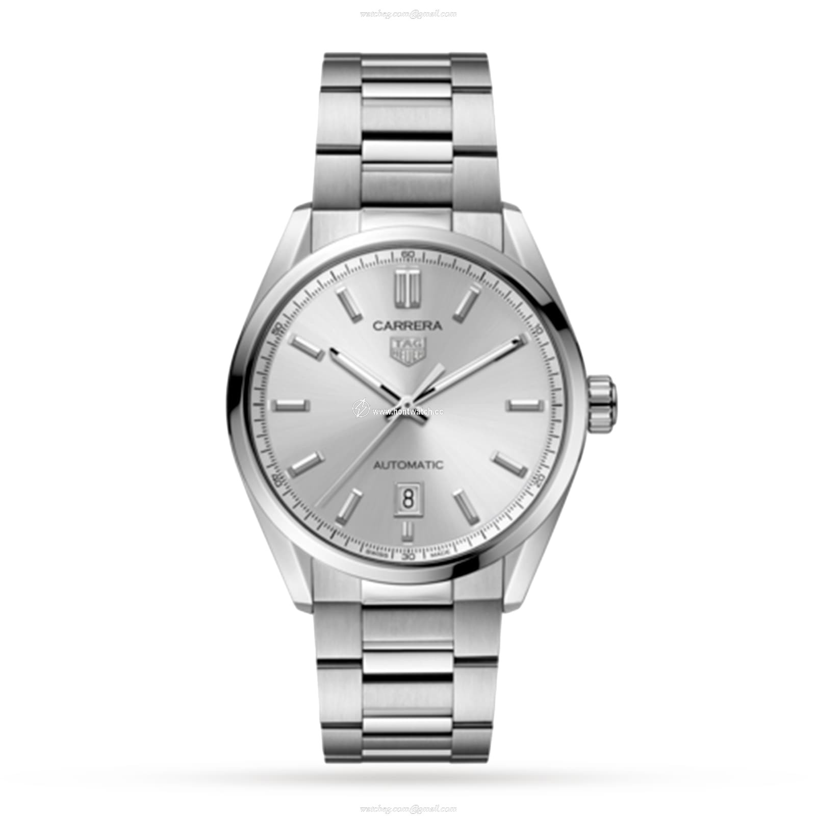 TAG Heuer Carrera WBN2111.BA0639 - 39mm Automatic Silver Dial - Stainless Steel