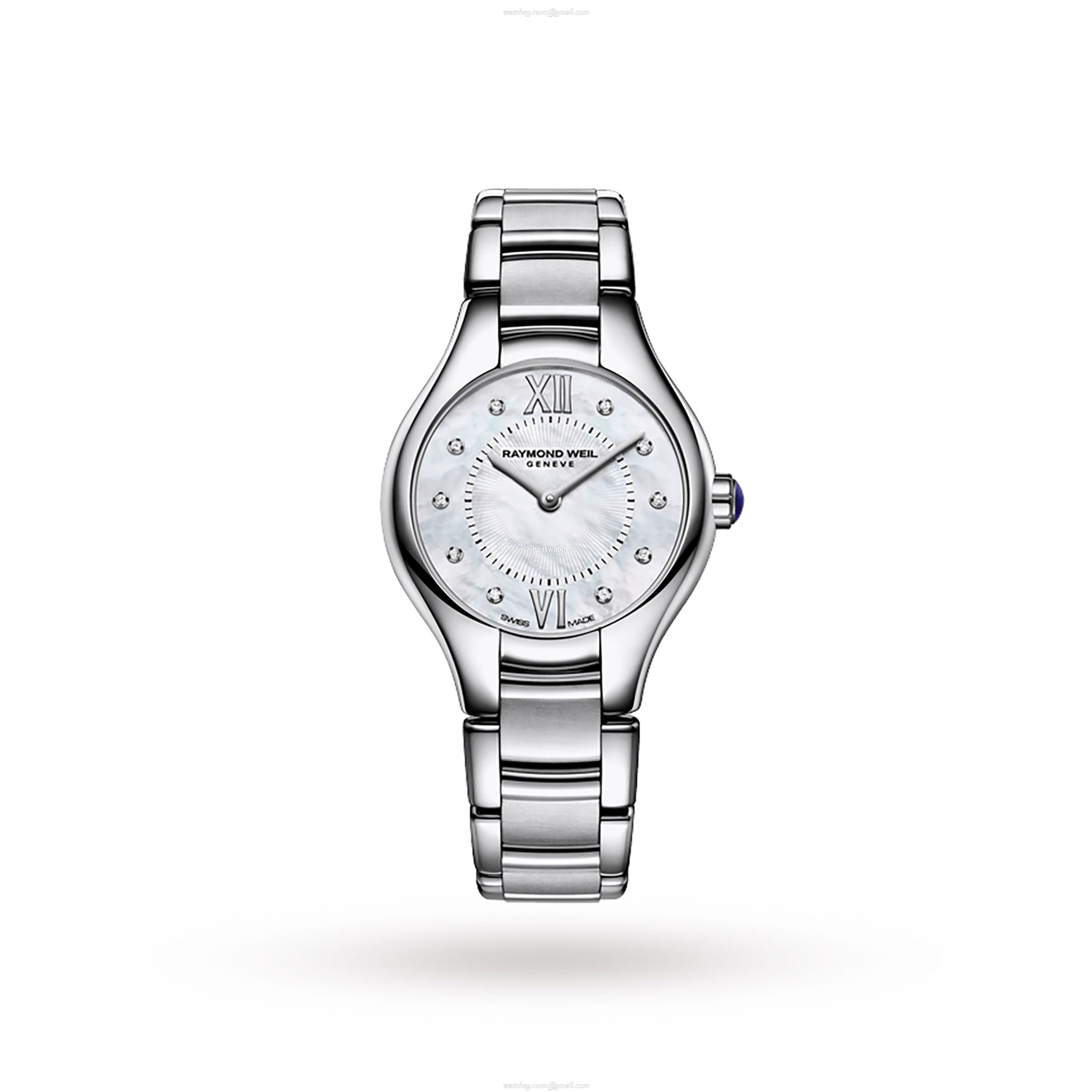 Raymond Weil Noemia Ladies Watch - 24mm Stainless Steel - Quartz & Mother of Pearl