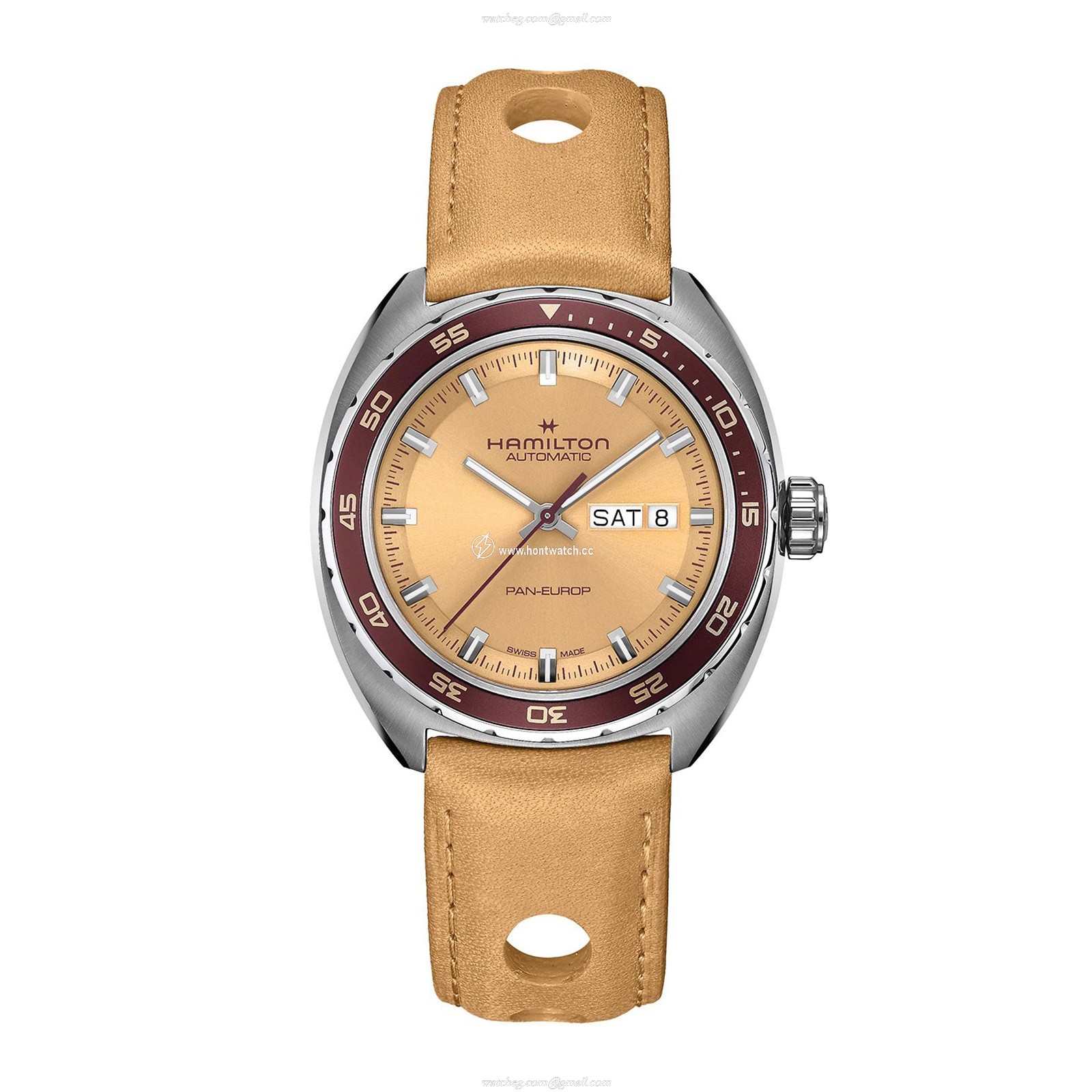Hamilton American Classic H35435820 Automatic Yellow Dial - 42mm Stainless Steel