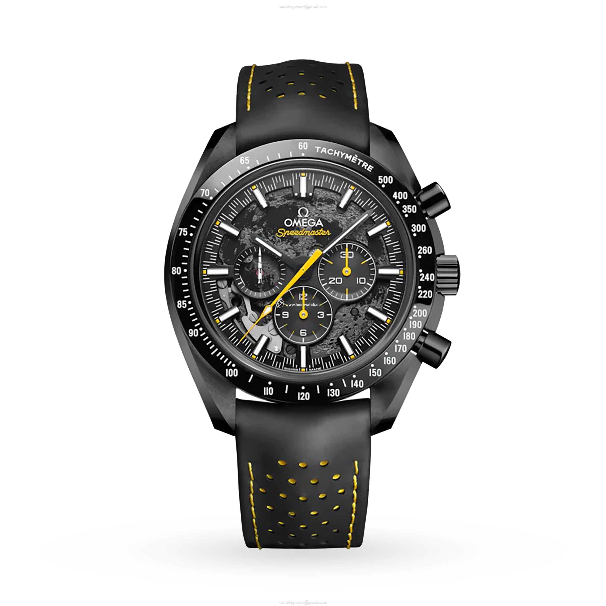 Omega Speedmaster Ceramic Manual Winding Black Watch - 44.25mm