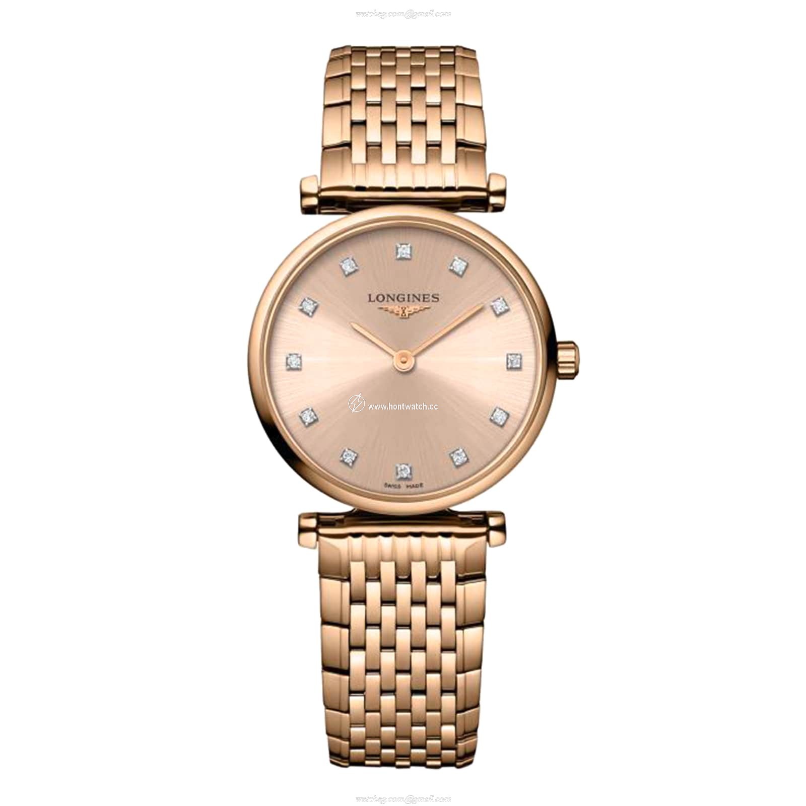 Longines La Grande Classique L42091908 | 24mm Gold Dial | Diamond Dots