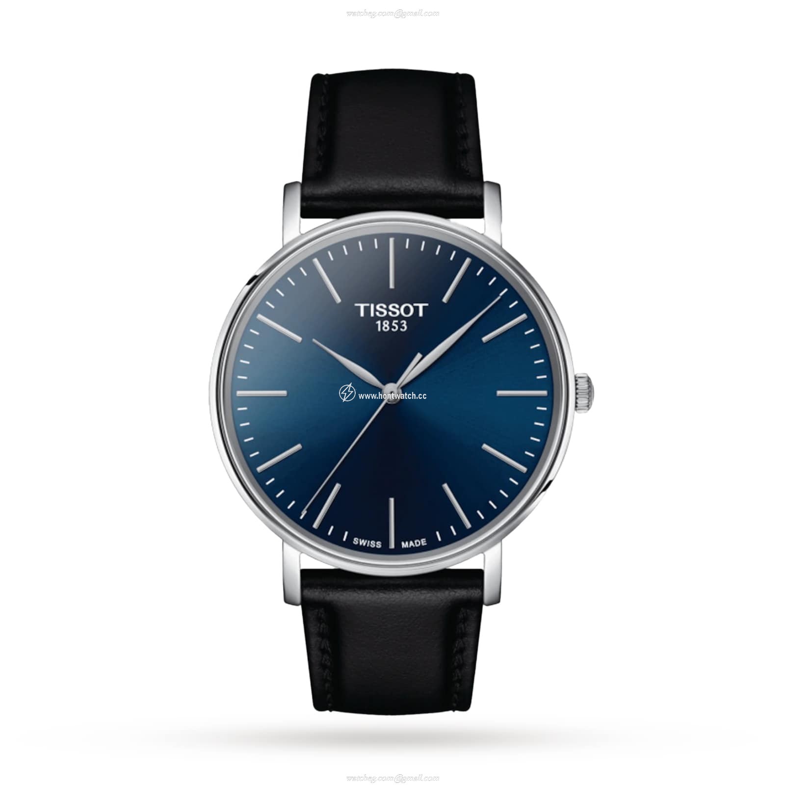 Tissot T-Classic Blue Dial Stainless Steel Quartz Watch - 40mm
