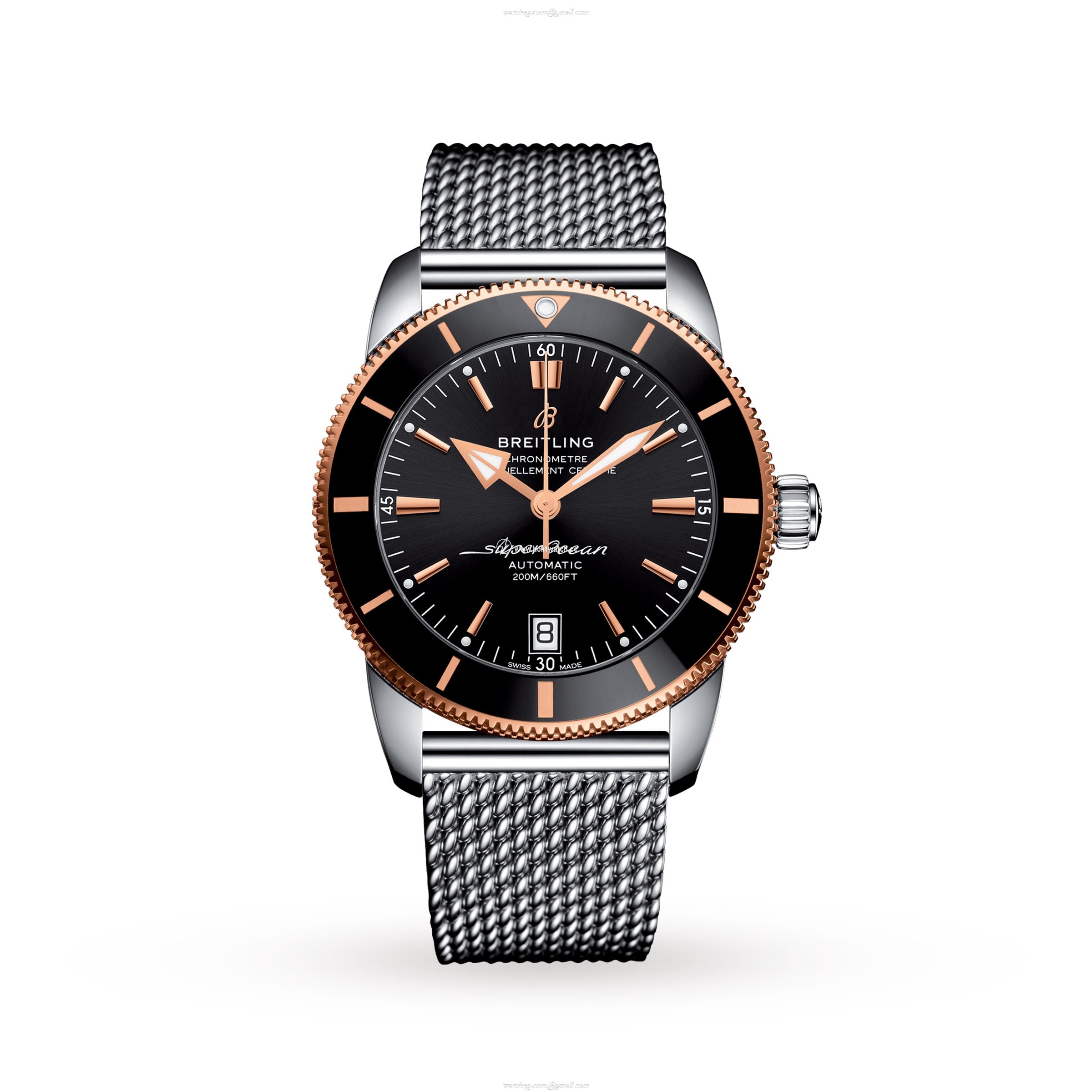 Breitling Superocean Heritage 42mm Automatic Black Dial - Stainless Steel