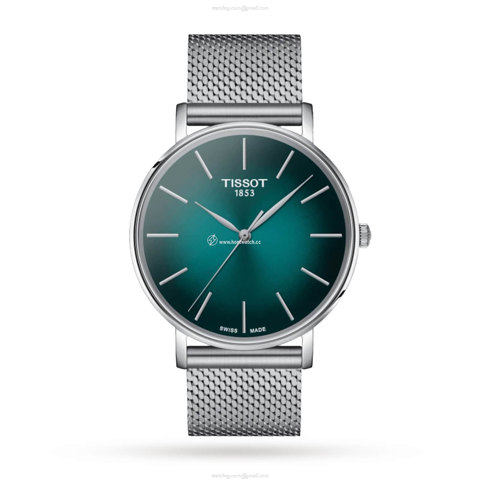 Tissot T-Classic T1434101109100 | Green Dial | 40mm Stainless Steel Quartz Watch