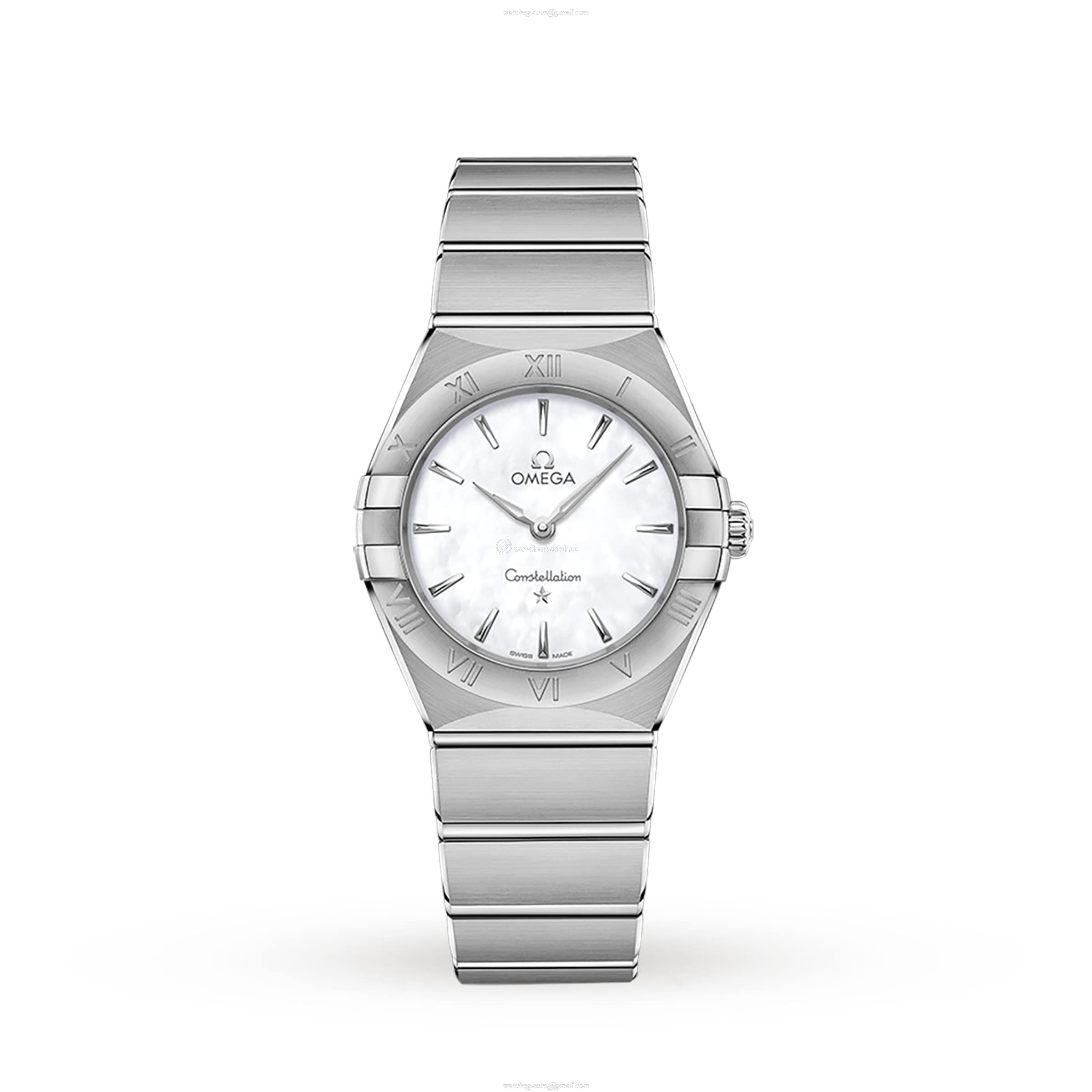 Omega Constellation Replica - 28mm Stainless Steel Quartz Watch - Mother of Pearl Dial