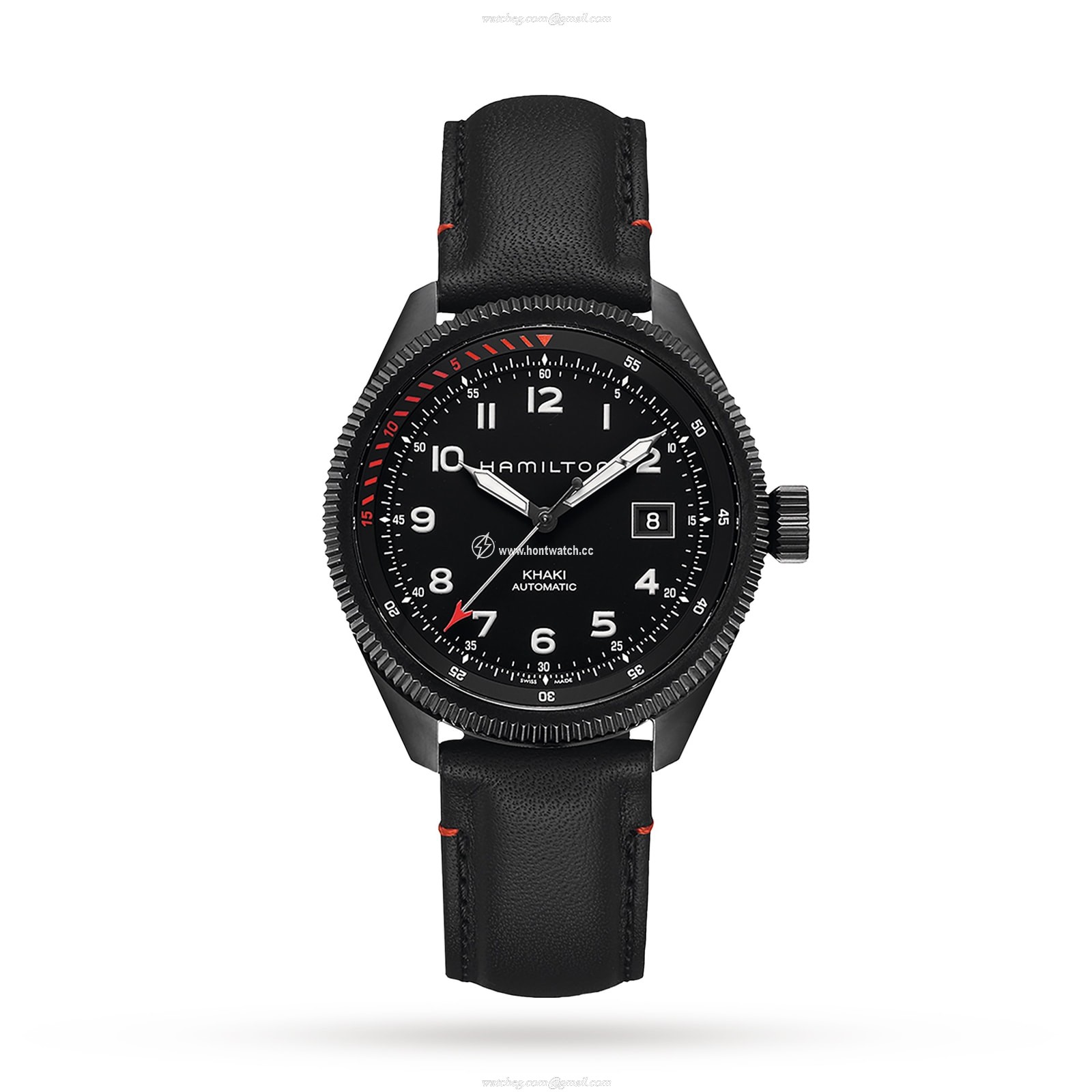 Hamilton Khaki Aviation H76695733 | 42mm Automatic Black Dial | Stainless Steel