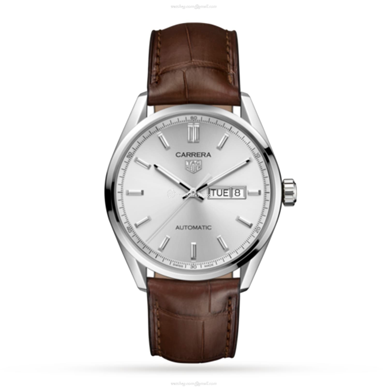 TAG Heuer Carrera Automatic Silver Dial - 41mm Stainless Steel Watch