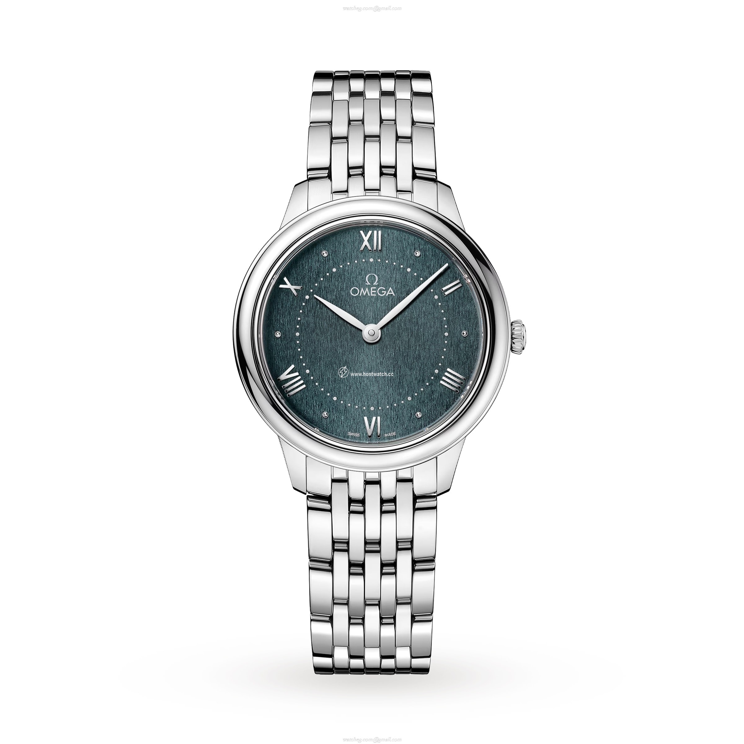 Omega Deville Prestige Green Dial | Stainless Steel Quartz Watch | 45mm