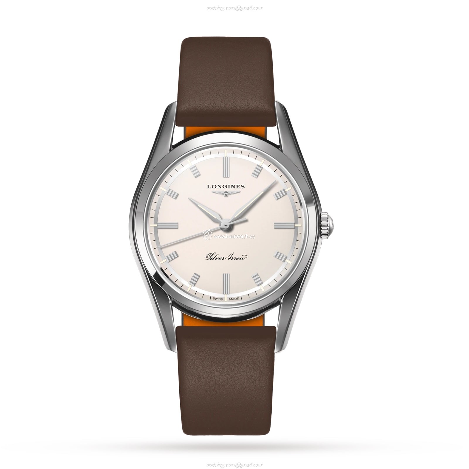 Longines Heritage Silver Arrow Automatic Watch - 38.5mm Stainless Steel