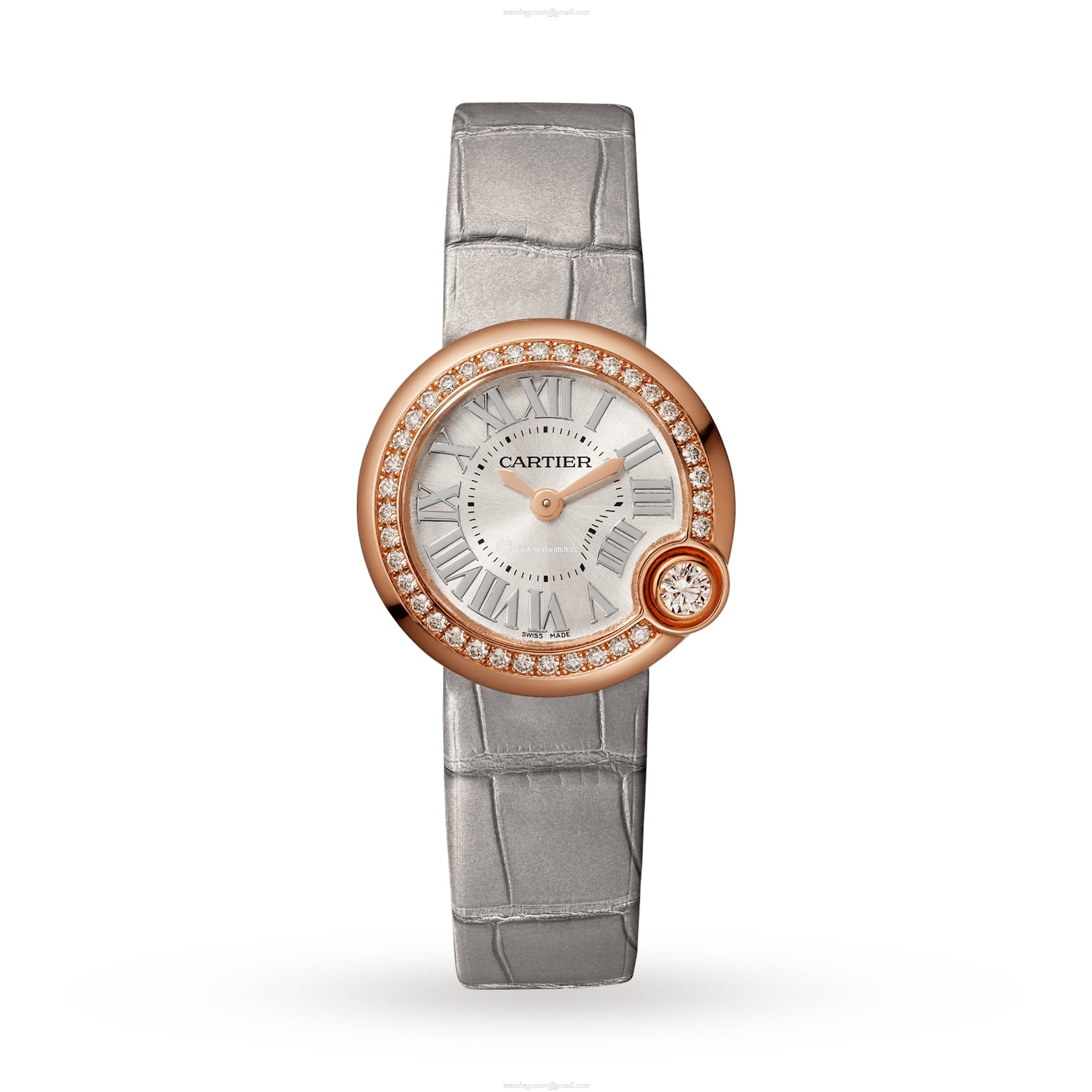 Cartier Ballon Blanc de Cartier WJBL0006 - 26mm Rose Gold Quartz Watch