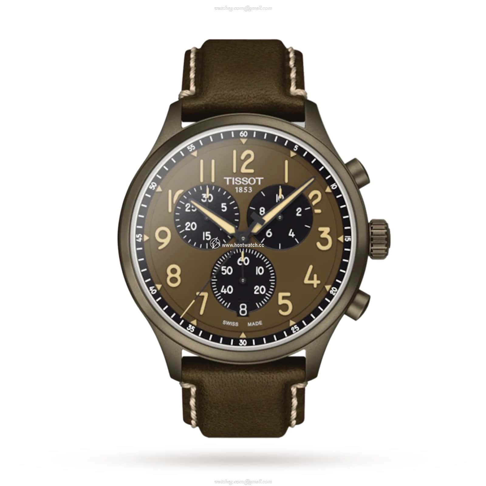 Tissot T-Sport Chrono XL | 45mm Stainless Steel | Green Dial | Quartz Watch