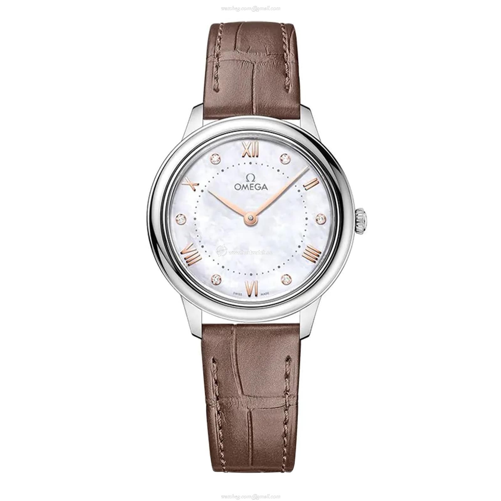 Omega De Ville Prestige 30mm Stainless Steel White Dial Quartz Watch