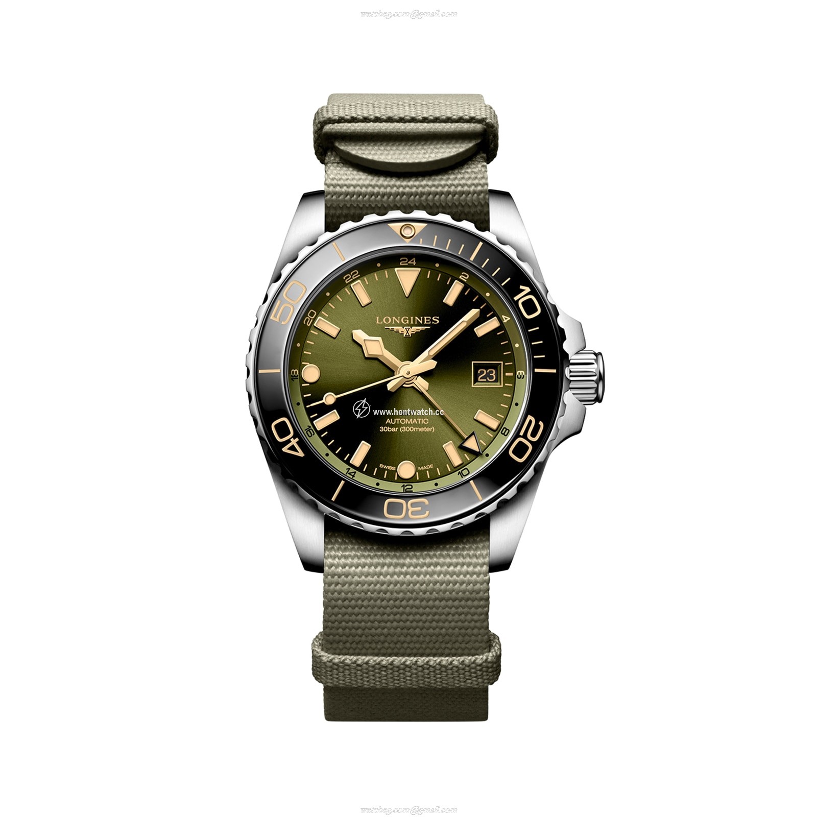 Longines HydroConquest L37904062 | 41mm Green Dial | Automatic Watch