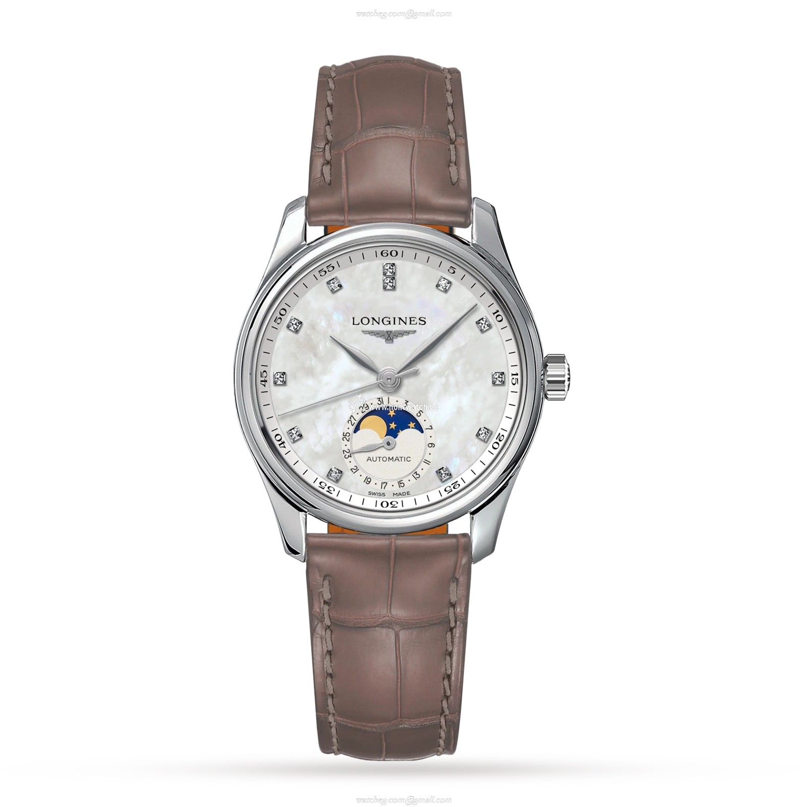 Longines Master Collection L24094874 | 34mm Automatic | Mother of Pearl Dial