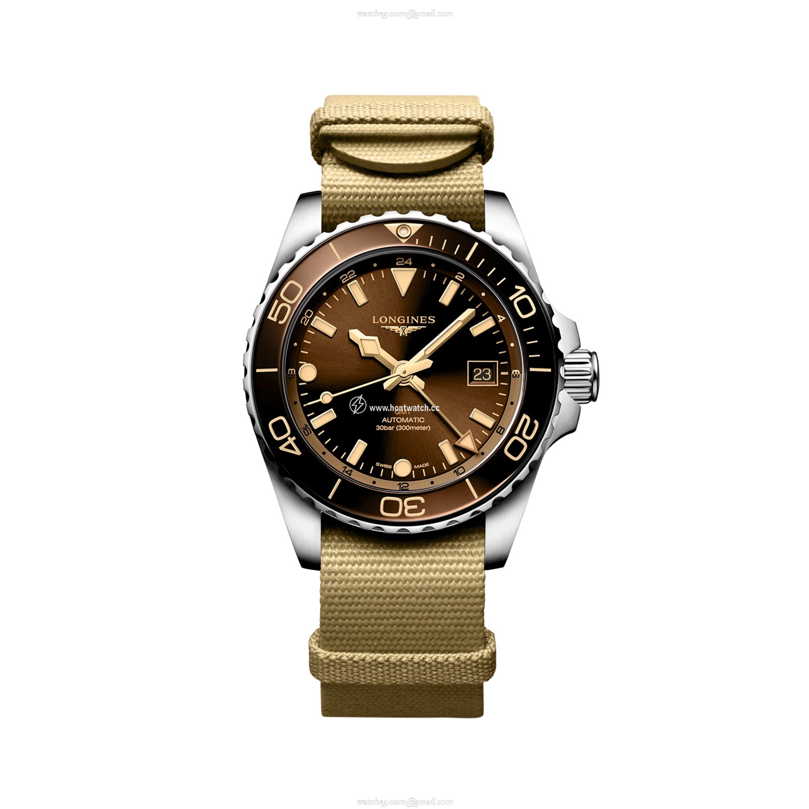 Longines HydroConquest L37904662 | 41mm Automatic Brown Dial | 300M Water Resistant
